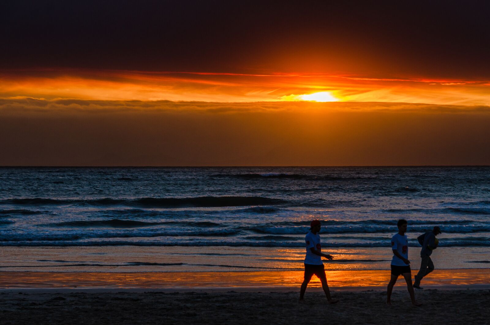 Nikon D7000 sample photo. Sunset, ocean, clouds photography