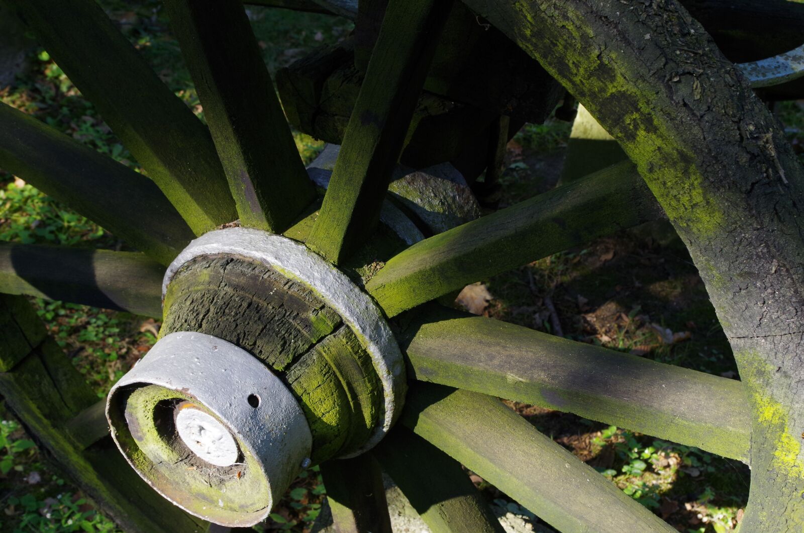 Pentax K-50 sample photo. Car, wooden wheel, hub photography