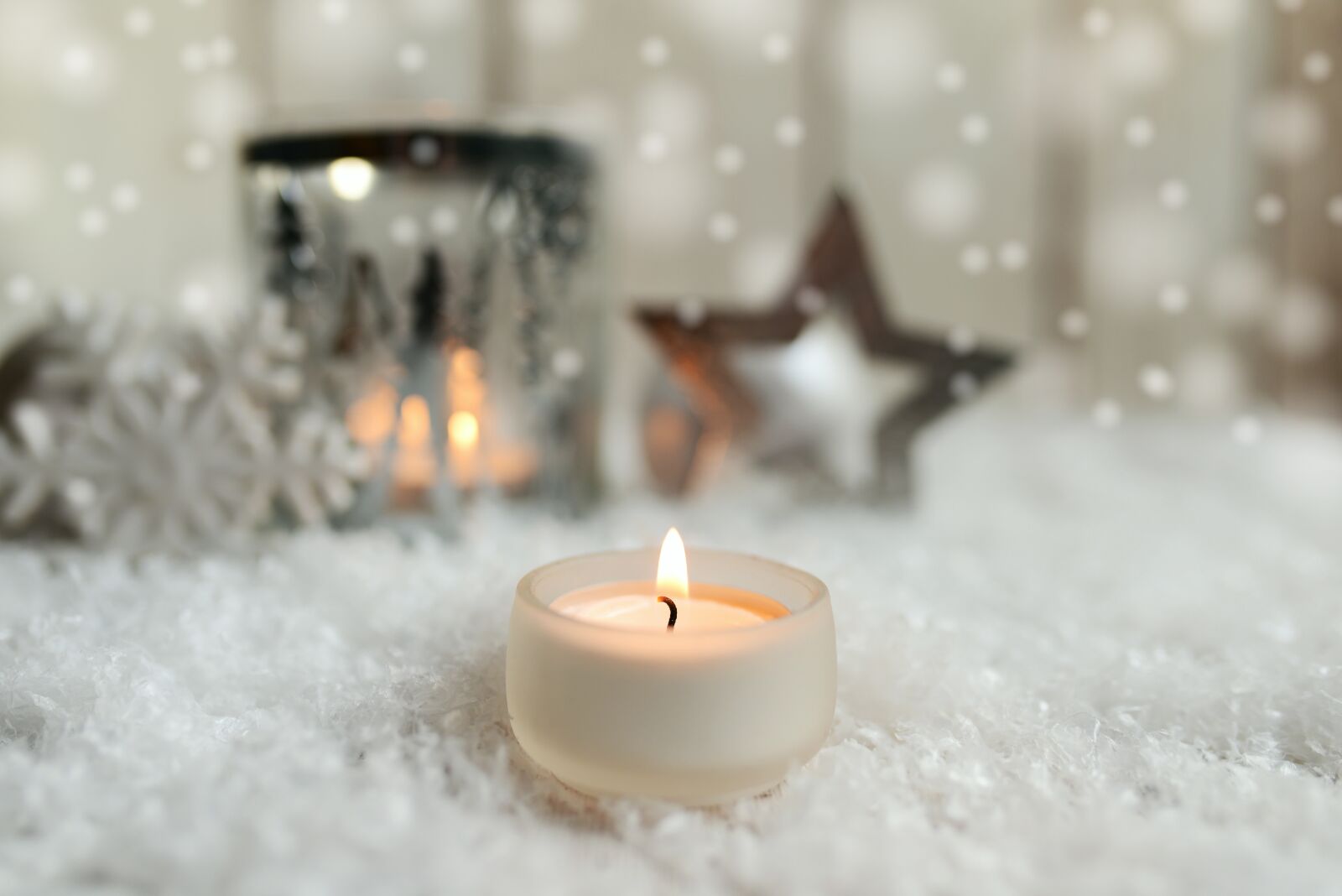 Nikon D610 sample photo. Christmas, christmas decoration, tealight photography