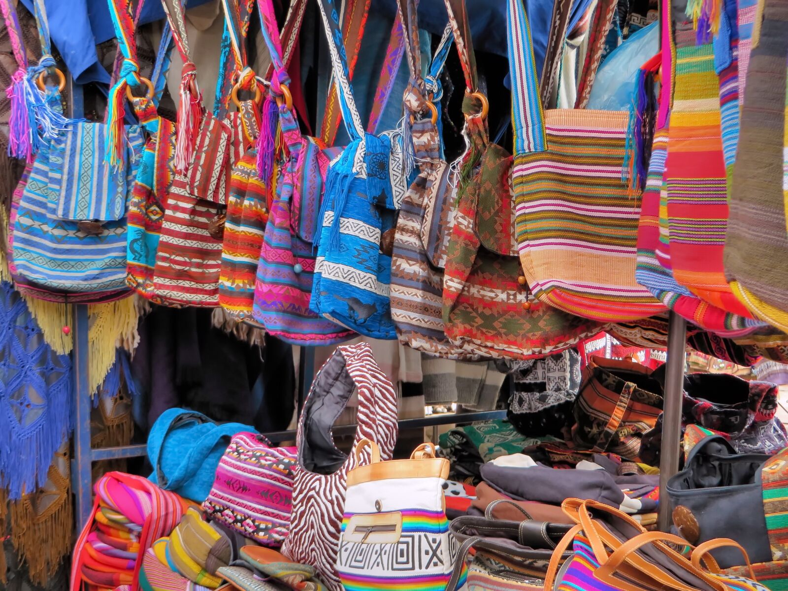 Canon PowerShot SX270 HS sample photo. Ecuador, otavalo, market photography