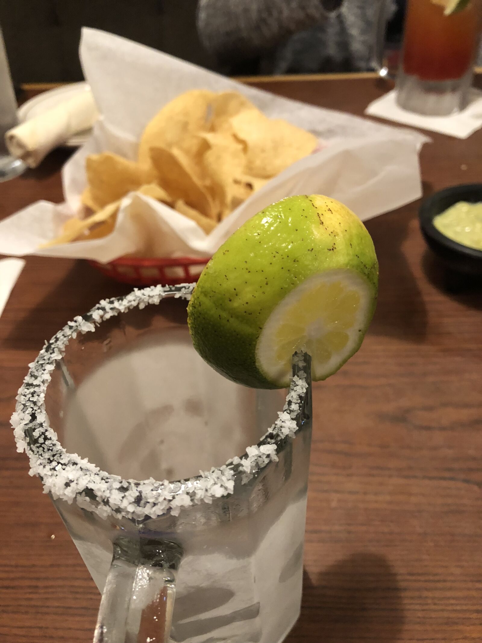Apple iPhone 8 Plus sample photo. Mexican food, margarita, chips photography