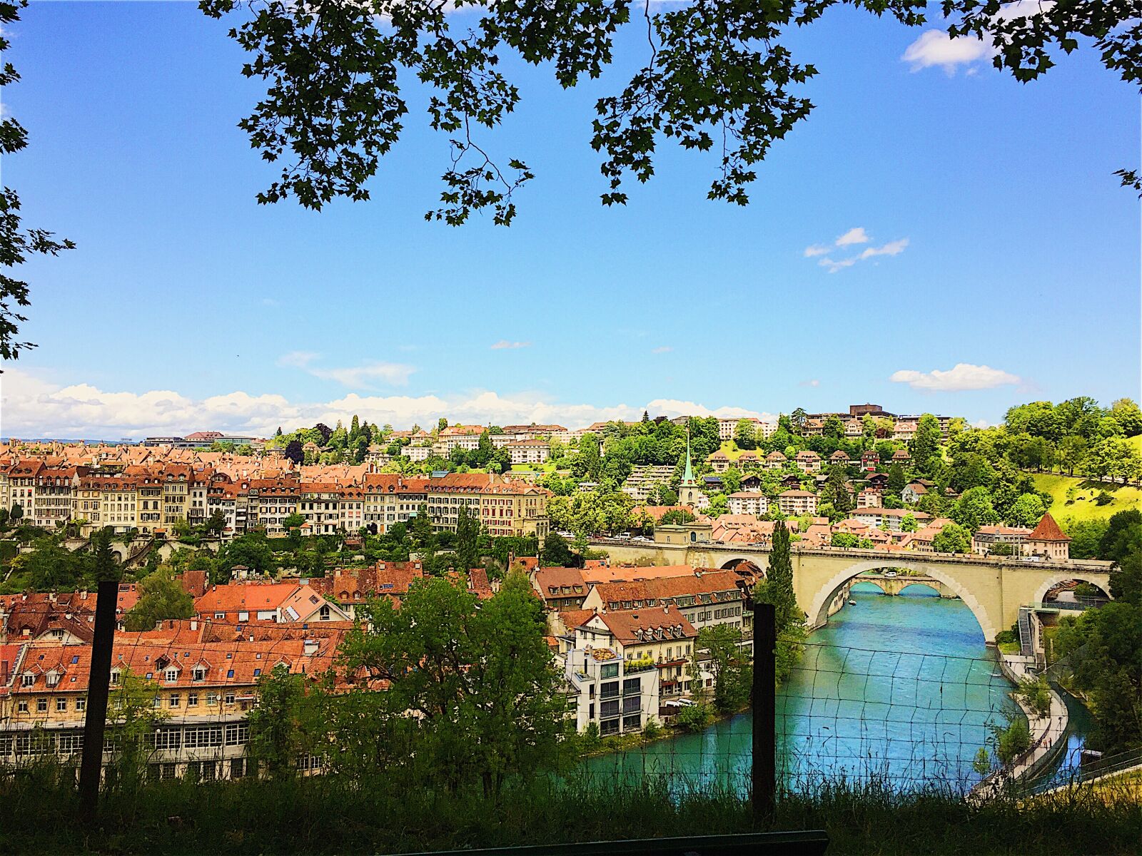 iPhone 6 back camera 4.15mm f/2.2 sample photo. Bern, blue, sky, colorful photography