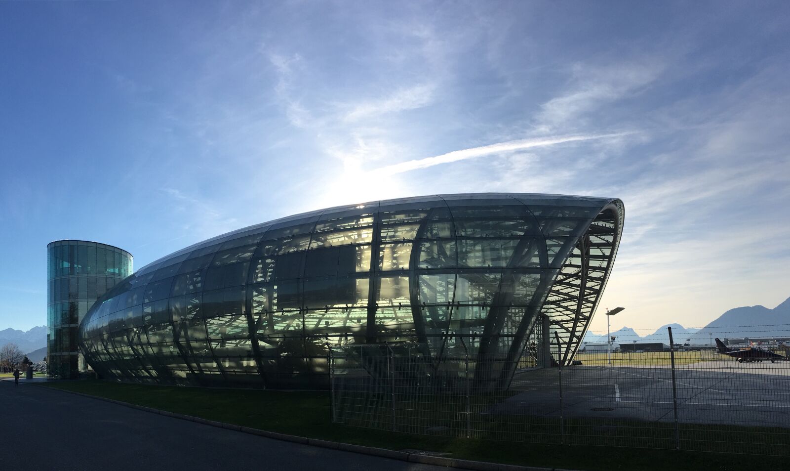 Apple iPhone 6s sample photo. Hangar, salzburg, airport photography
