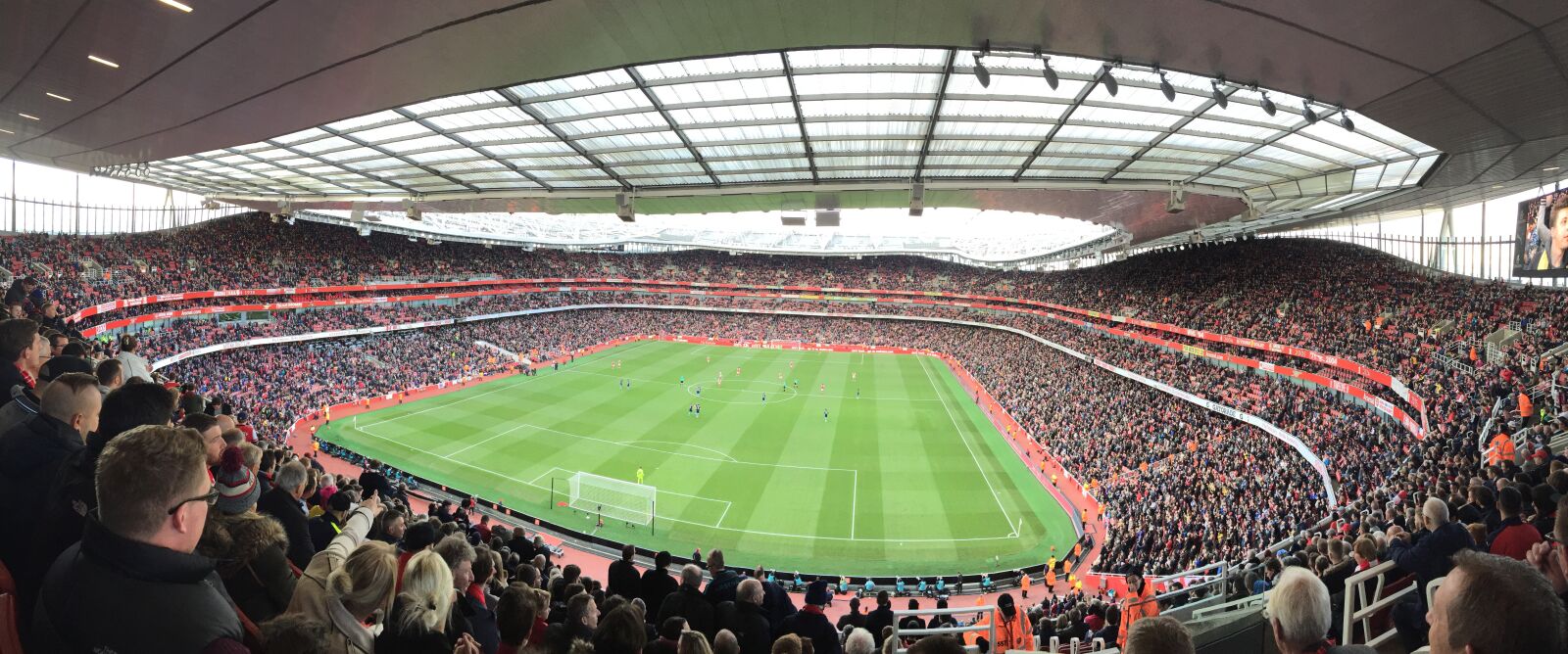 iPhone 6 Plus back camera 4.15mm f/2.2 sample photo. Arsenal, london, emirates stadium photography