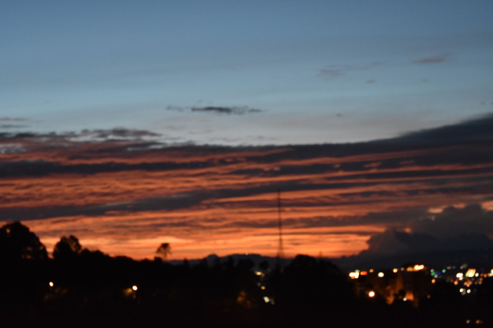 Nikon D3400 sample photo. Bogotá, chapinero alto, sunset photography