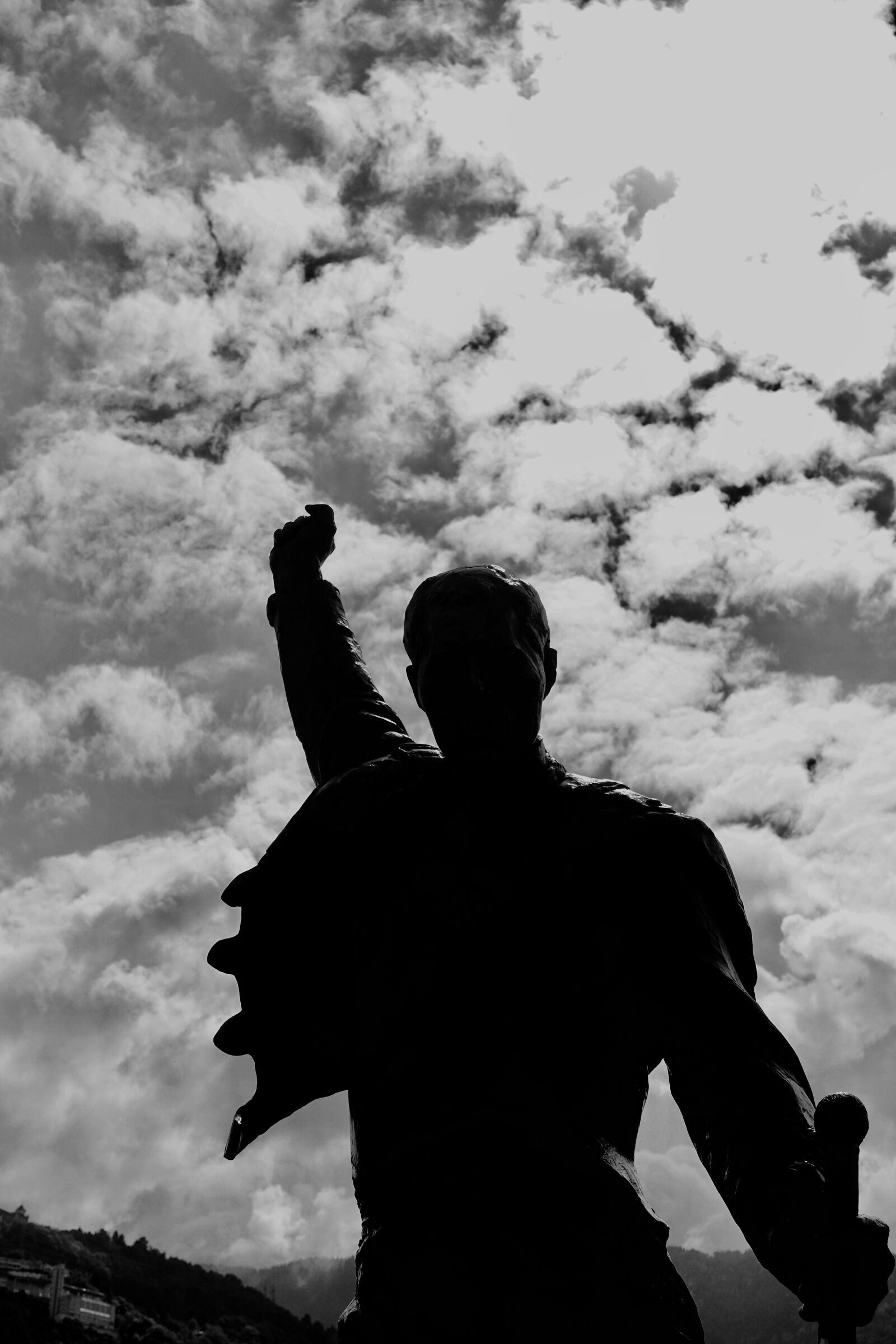 Sony Cyber-shot DSC-RX100 III sample photo. Statue, silhouette, man photography