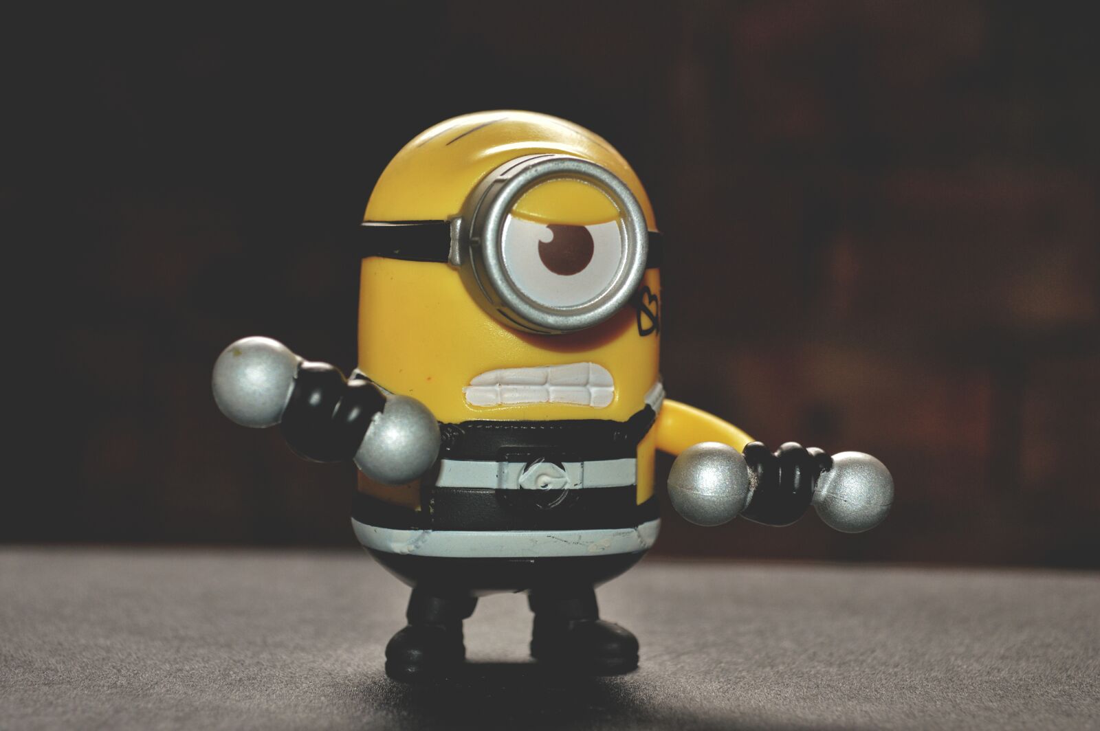 Nikon D3200 sample photo. Snowman, toy, minions photography