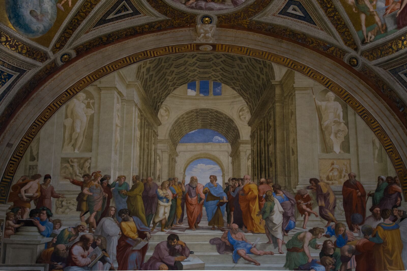 Nikon D5300 sample photo. Vatican, academy, aristotle photography