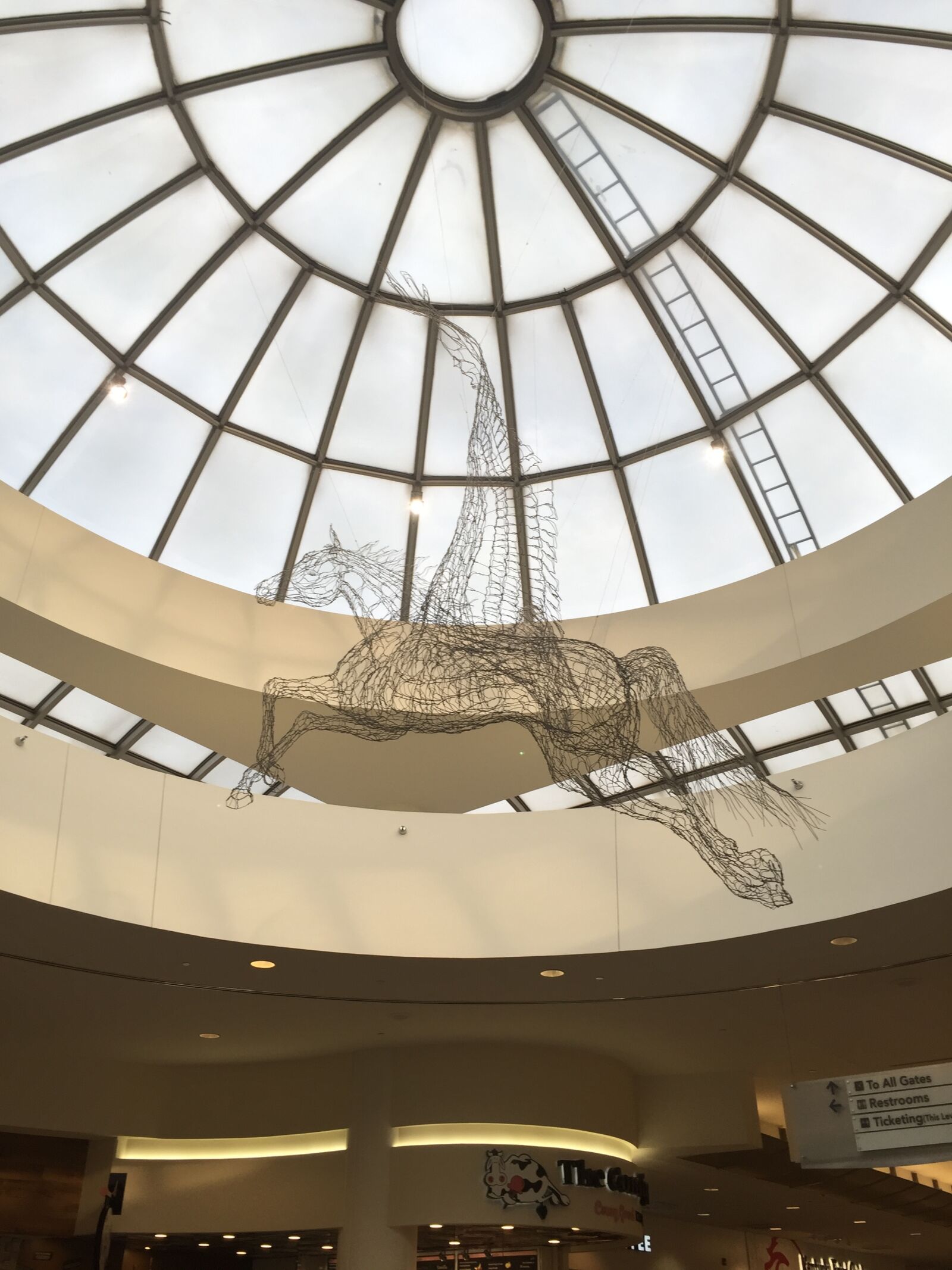 iPhone 6 back camera 4.15mm f/2.2 sample photo. Louisville, pegasus, sculpture photography