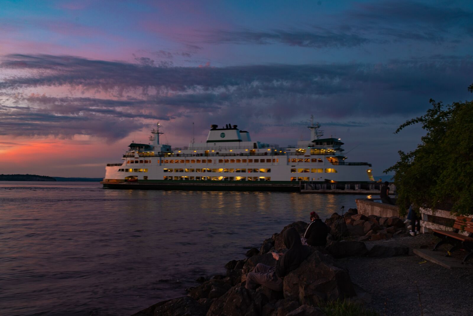 Nikon D750 sample photo. Ferry, sunset, ship photography