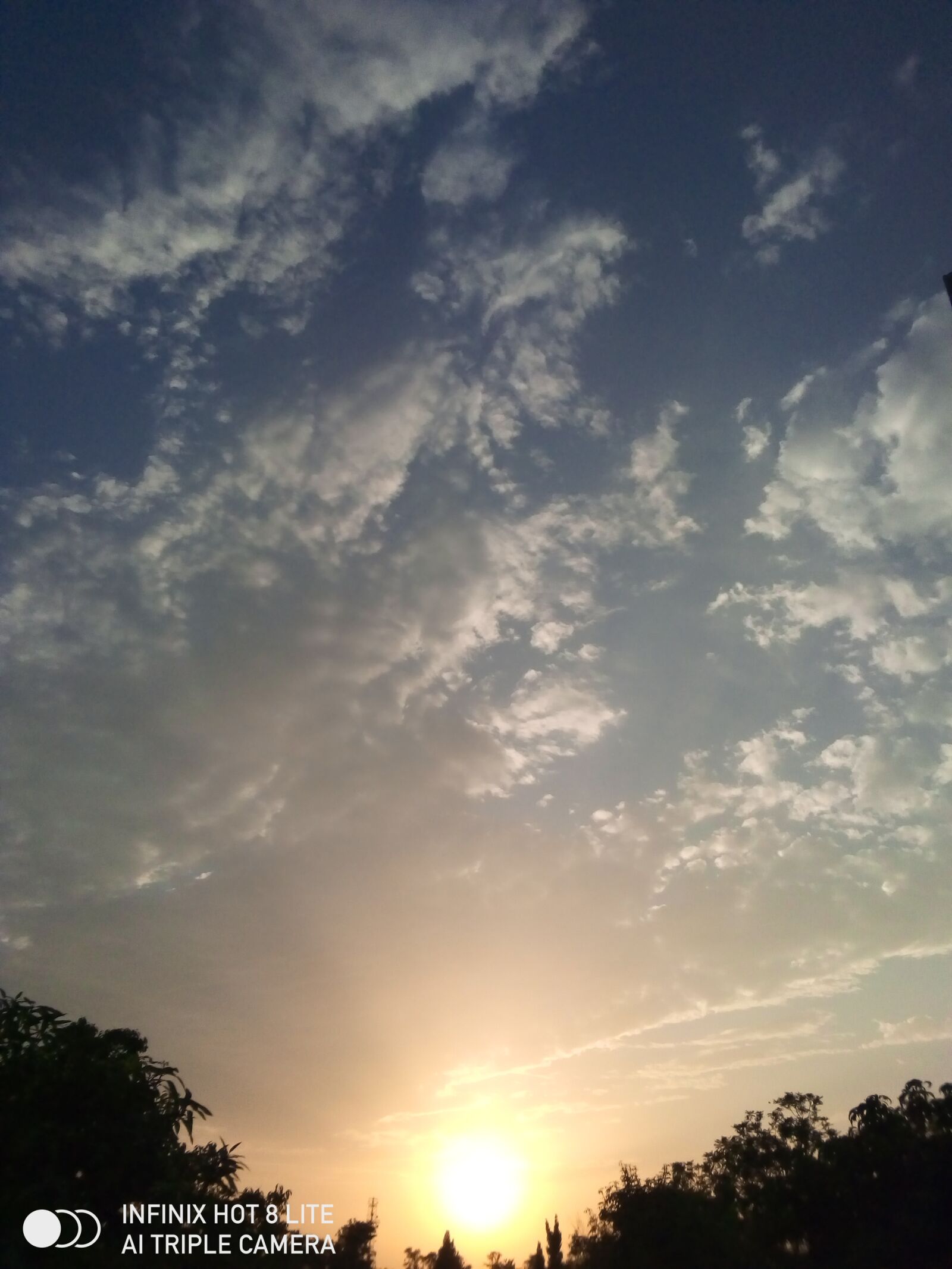 INFINIX MOBILITY LIMITED Infinix X650 sample photo. Sun, set, village photography