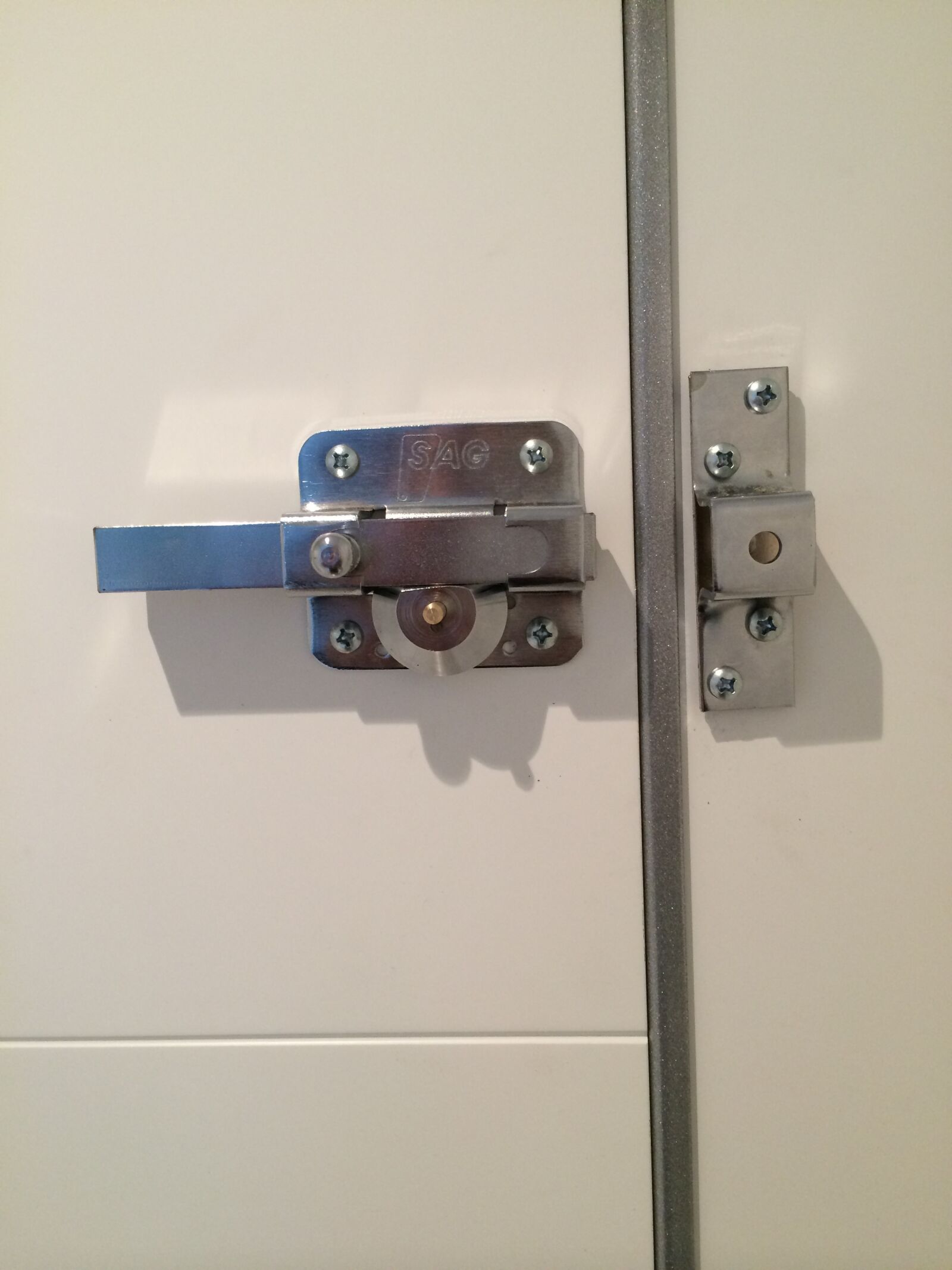 iPhone 5s back camera 4.12mm f/2.2 sample photo. Bolt, locks, door photography