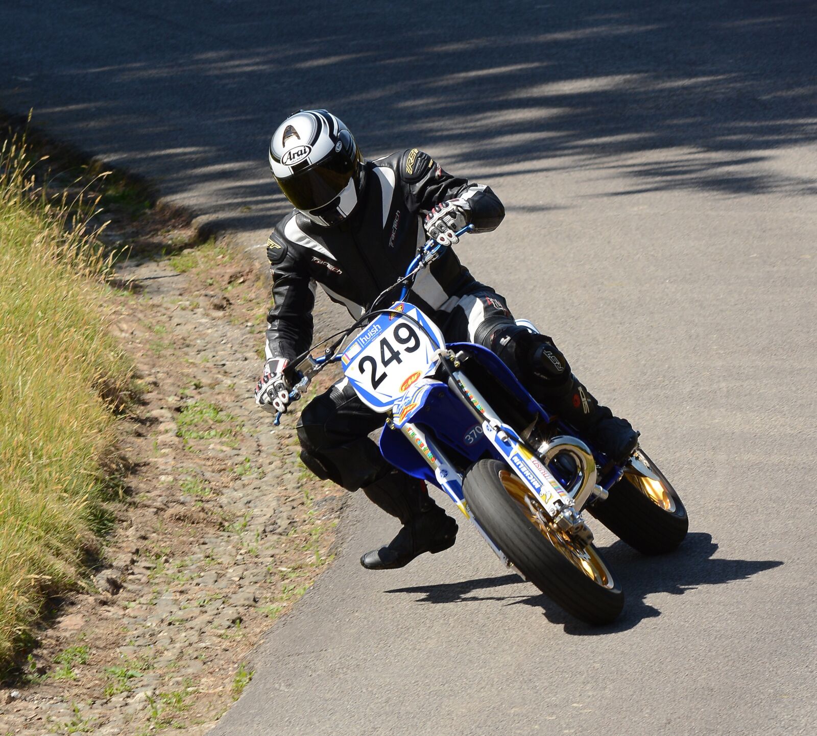 Nikon D7100 sample photo. Motorbike, leaning, hillclimb photography