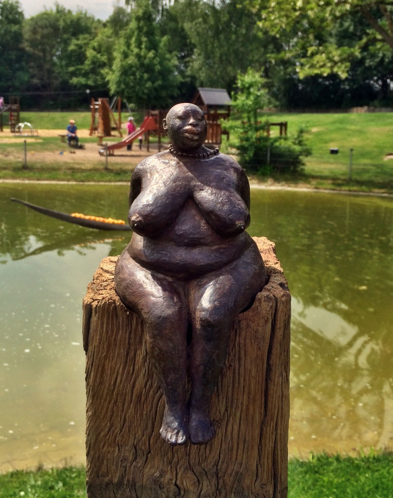 iPhone 5s back camera 4.15mm f/2.2 sample photo. Art, metal sculptures, hockenheim photography