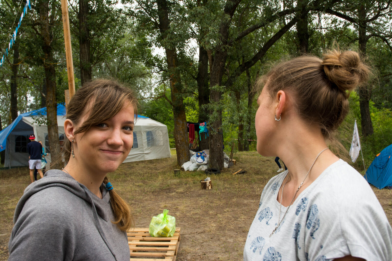 Nikon D7100 sample photo. Camp, dip, forest, pine photography