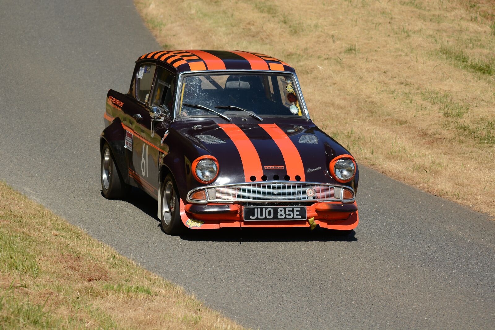 Nikon D7100 sample photo. Ford, anglia, race car photography