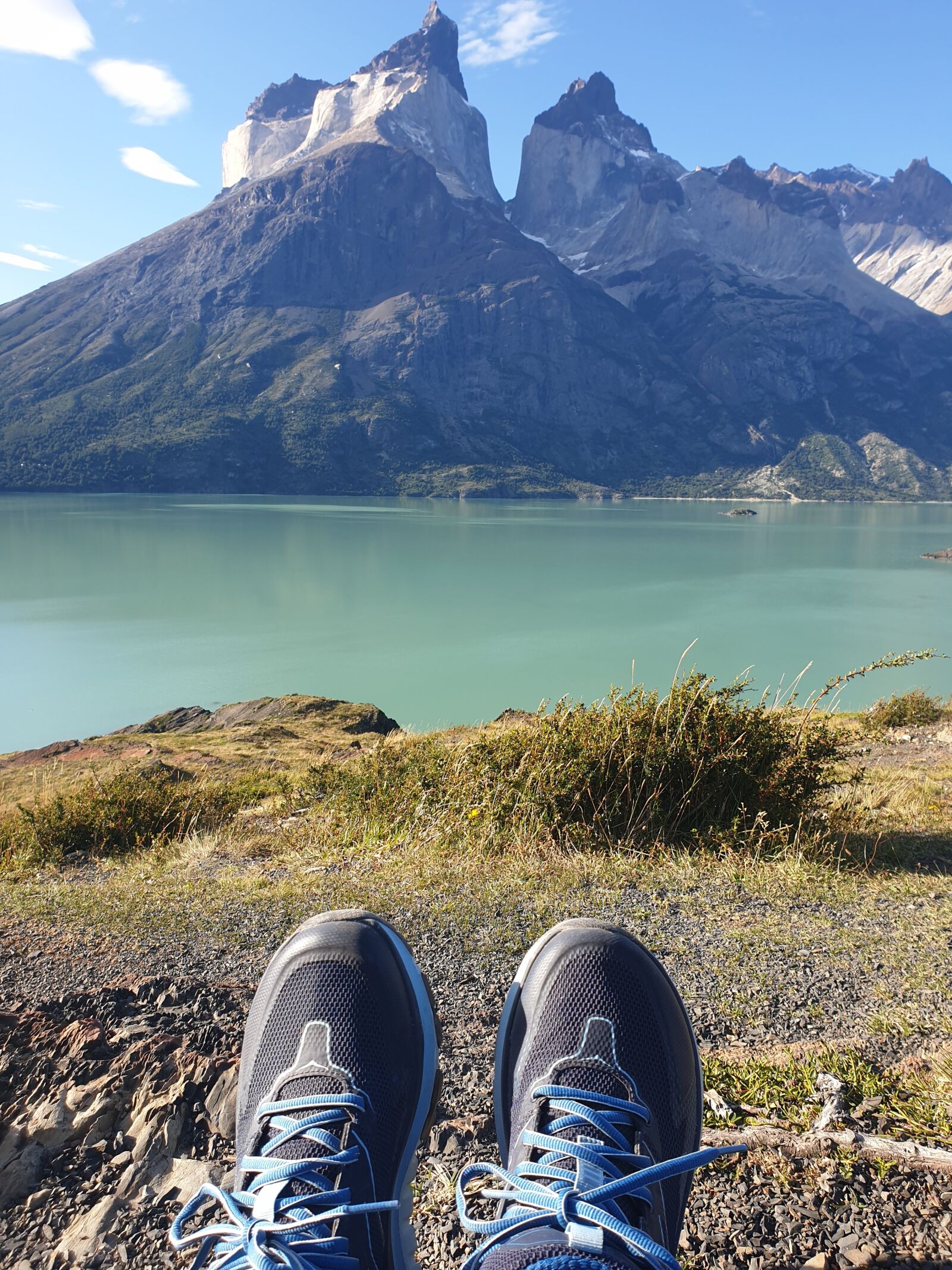 Samsung Galaxy S9 sample photo. Torres del paine, lake photography