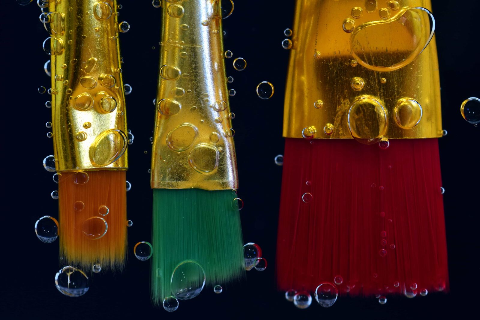 Nikon D3300 sample photo. Macro, colorful, art, paintbrush photography