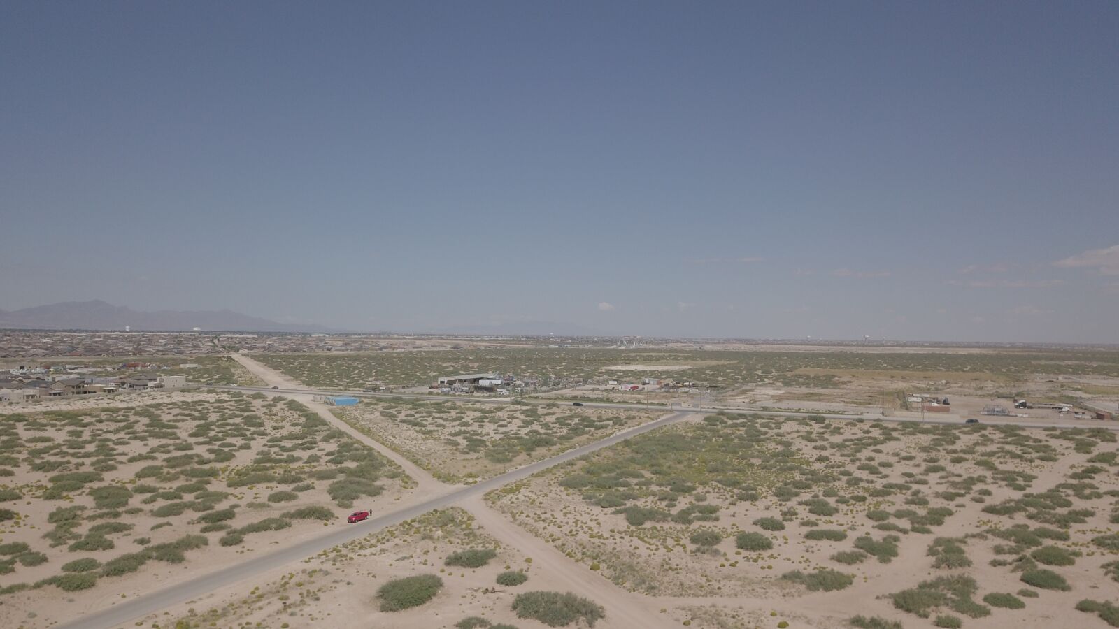 DJI FC220 sample photo. Desert roads, aerial photo photography