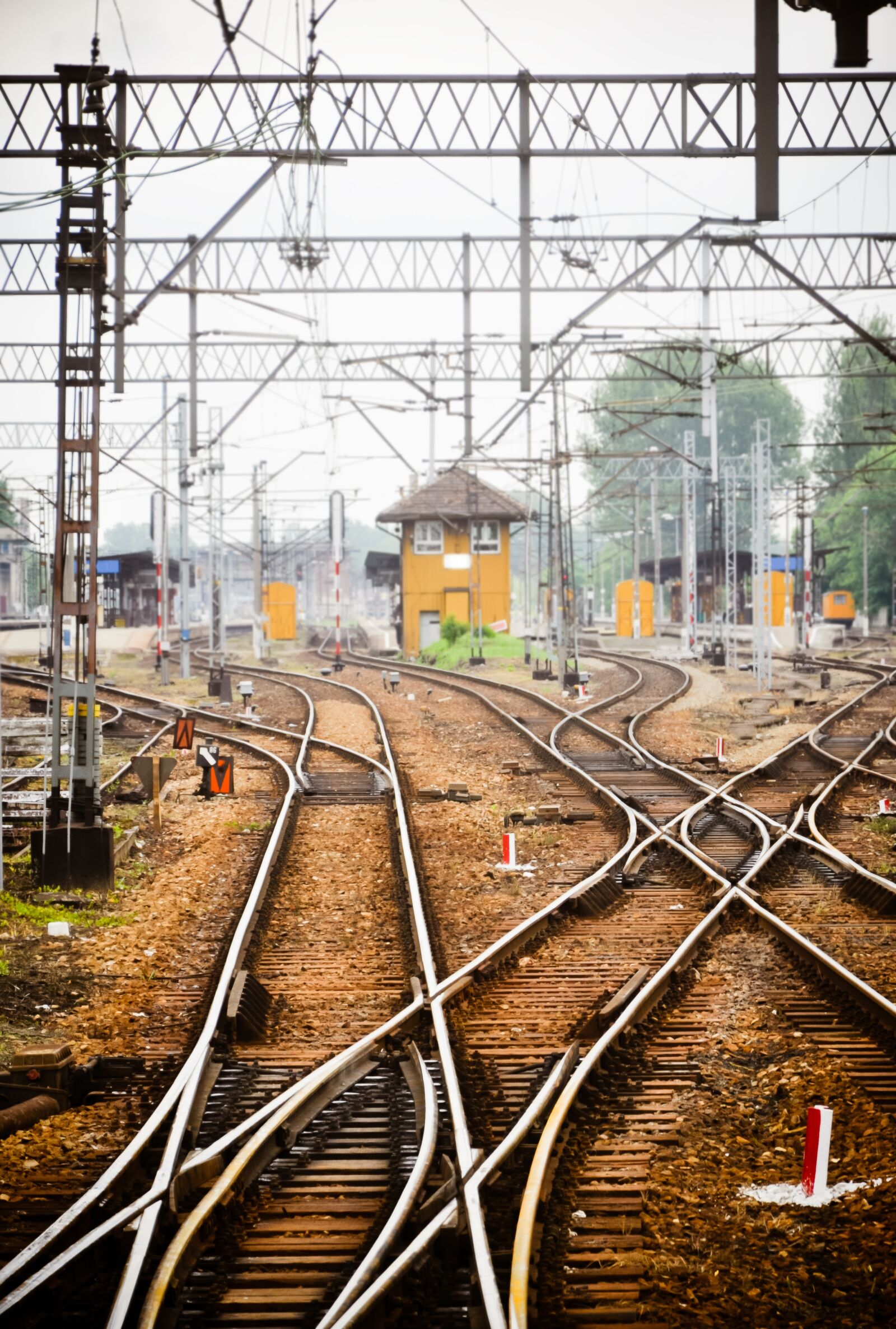 Nikon D5000 sample photo. Railway, the station, railroad photography