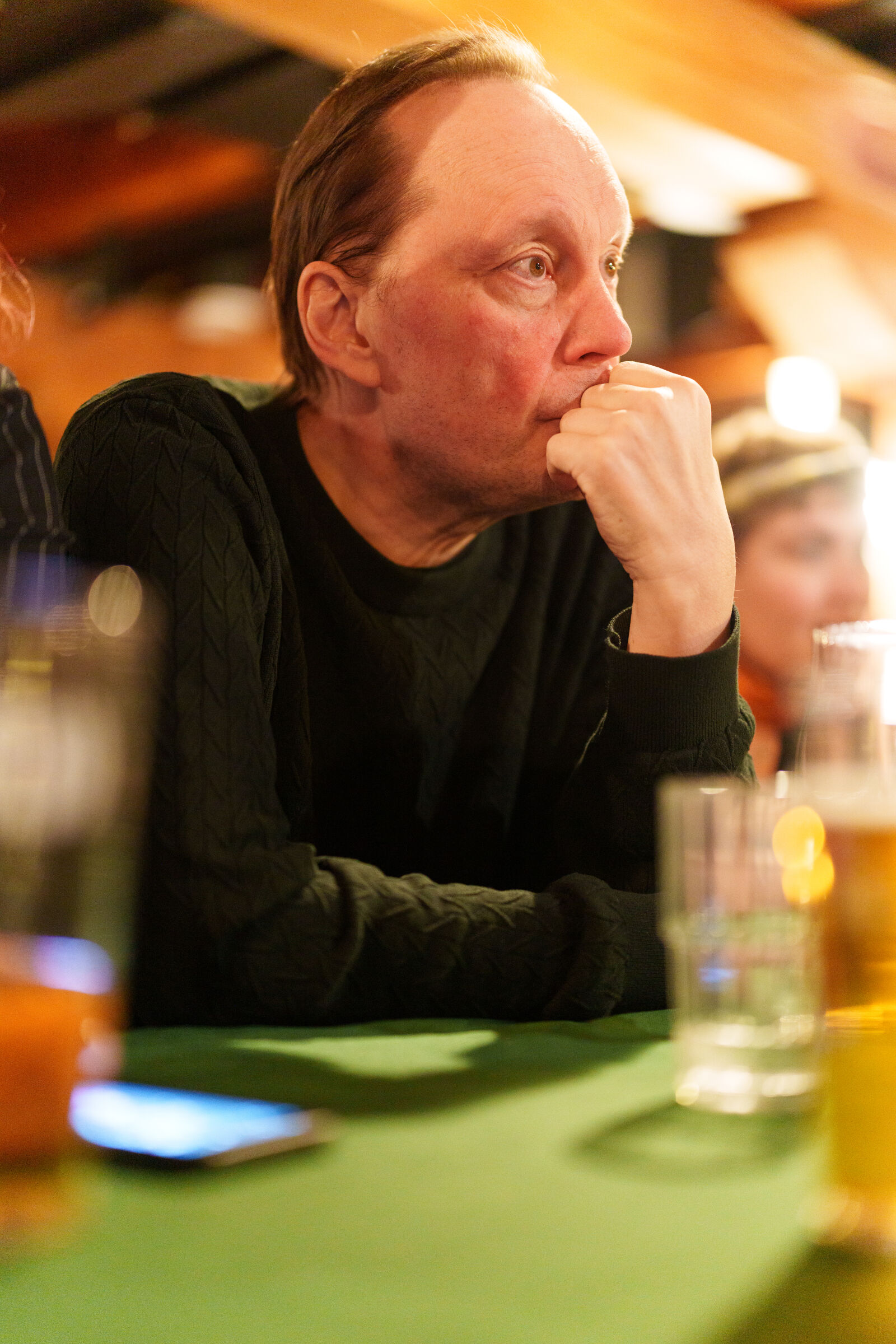 Sony a7R V sample photo. Pondering at the bar photography