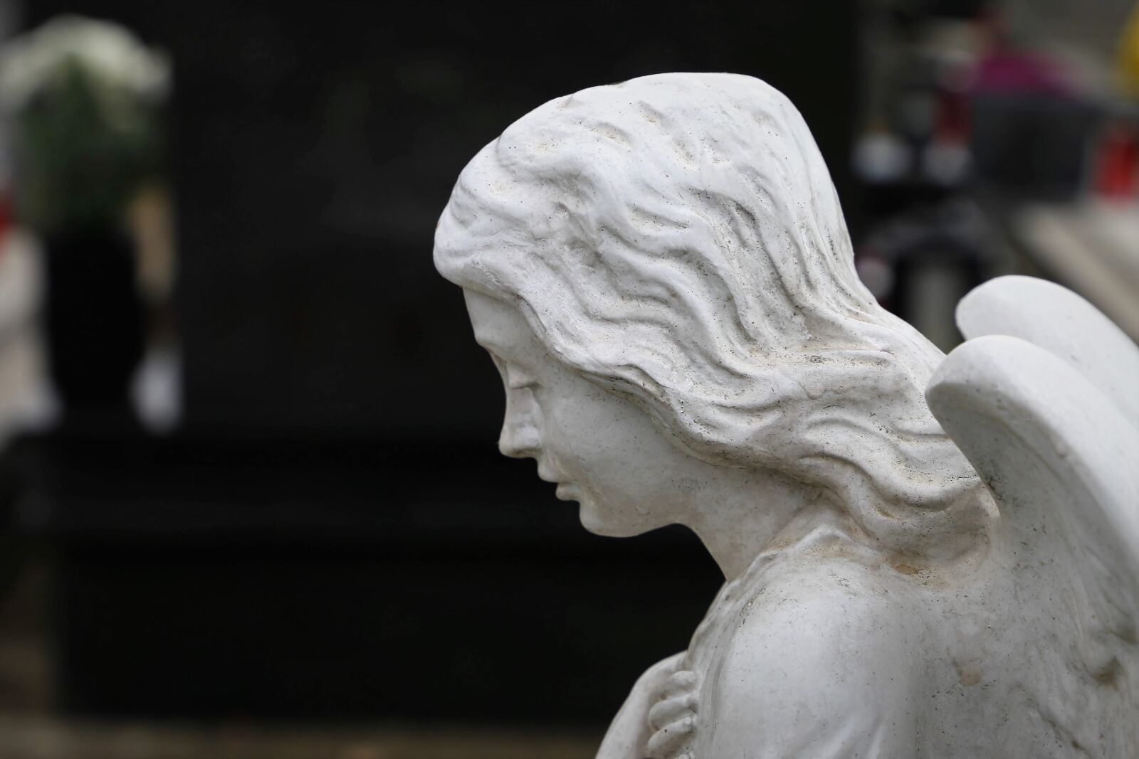 Canon EF 24-105mm F3.5-5.6 IS STM sample photo. Angel, statue, sculpture photography