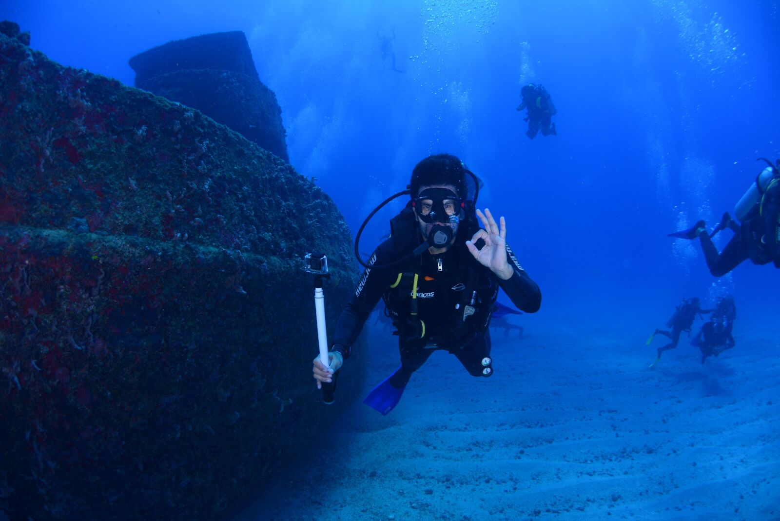 Nikon D800 sample photo. Dive, blue, diving deep photography