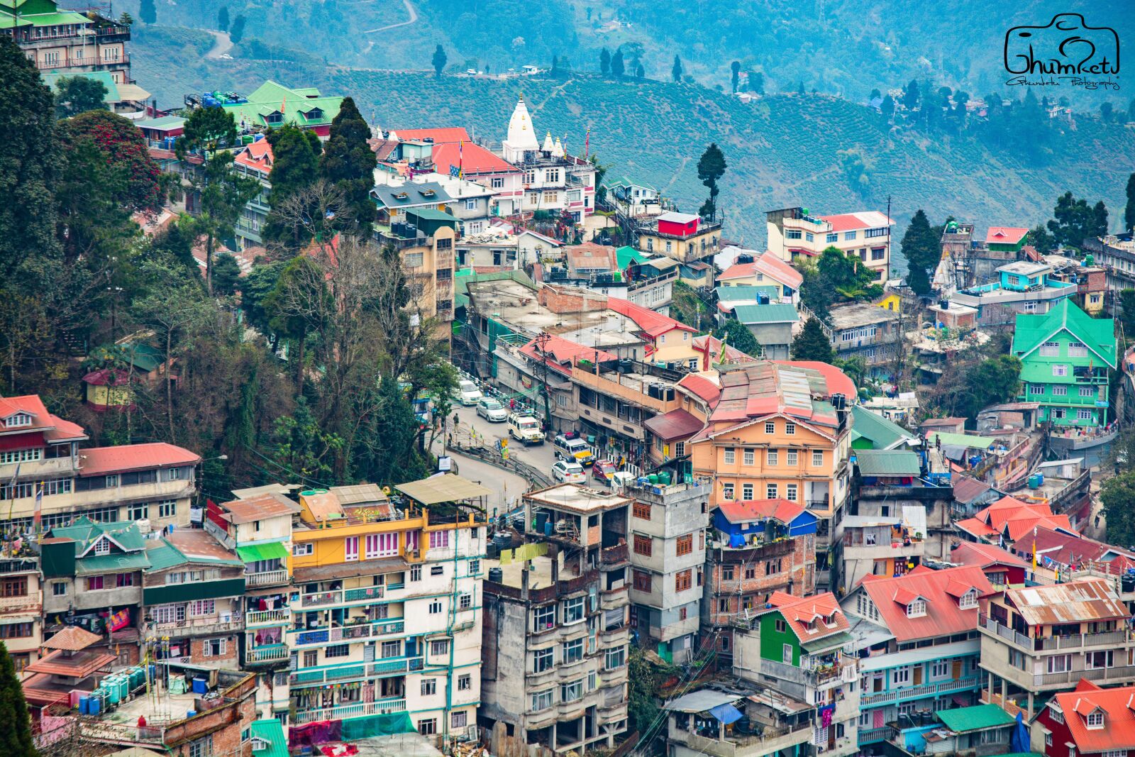 Nikon D5200 sample photo. Mountain, city, hill station photography