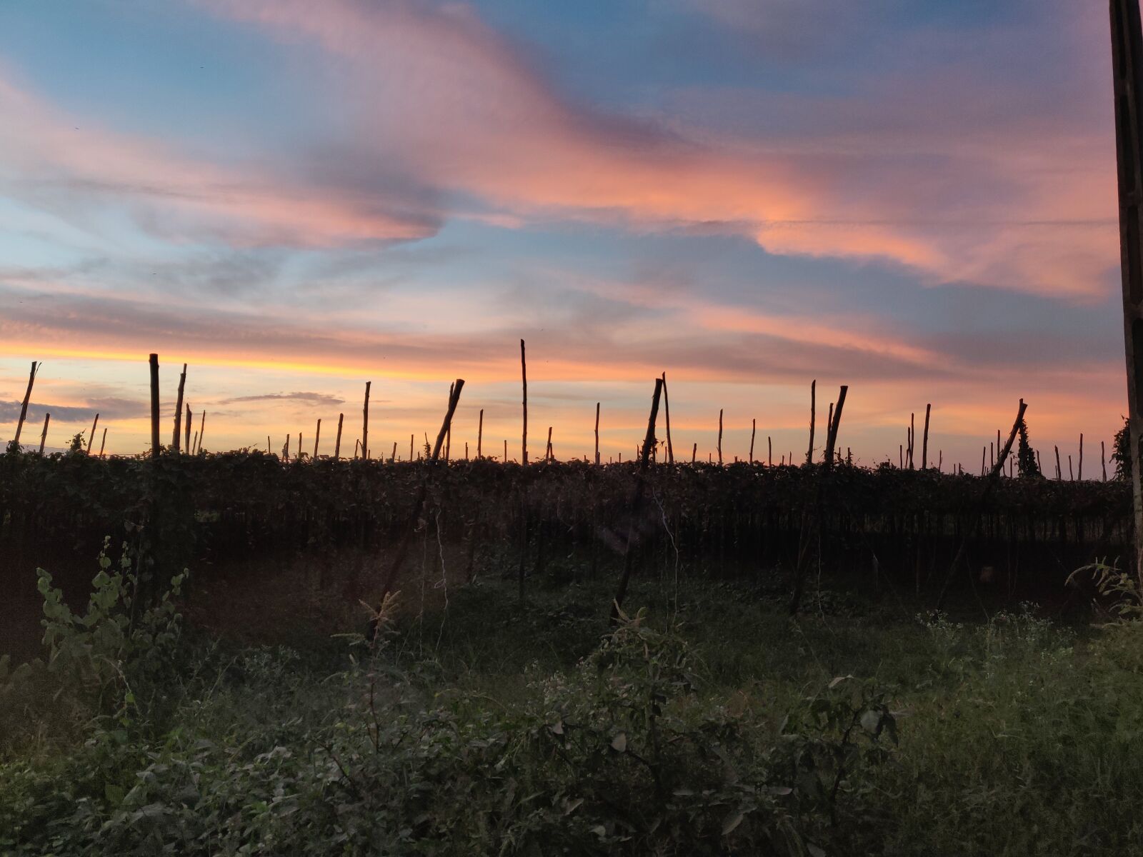 OnePlus A6000 sample photo. Colourful evening, sky, sunset photography