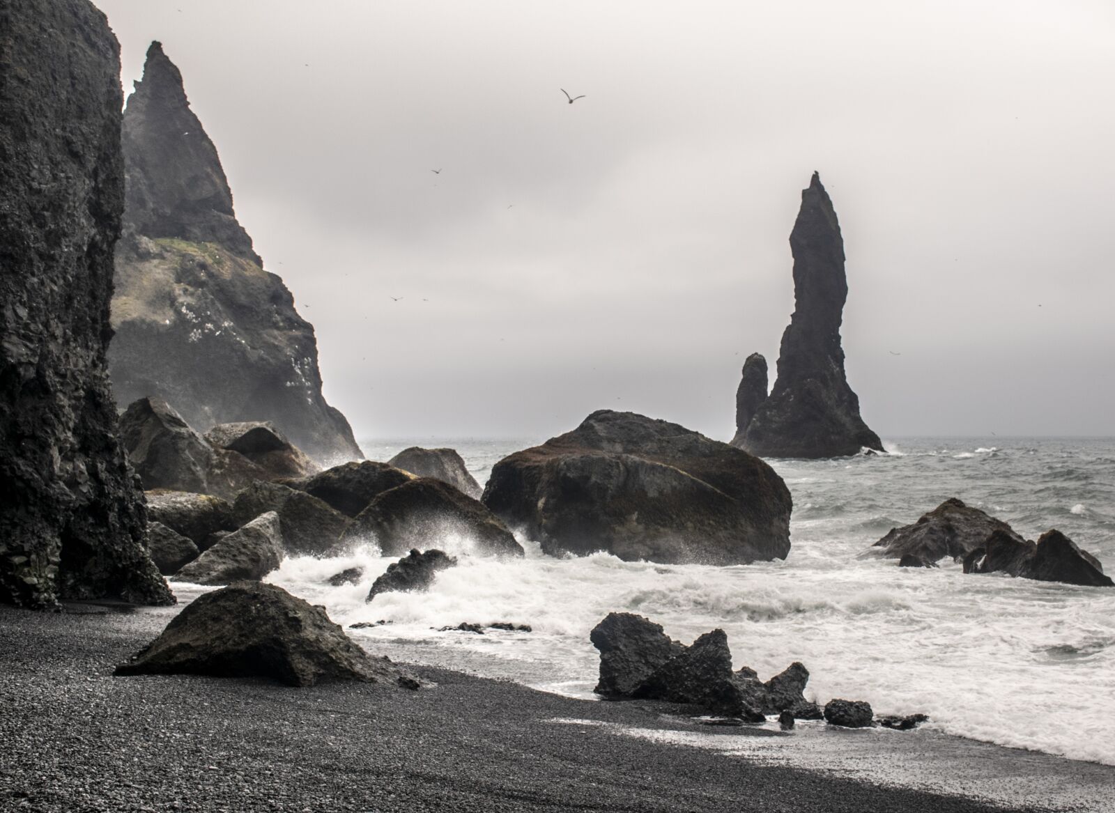 Nikon D5300 sample photo. Iceland, reynisfyara, black beach photography