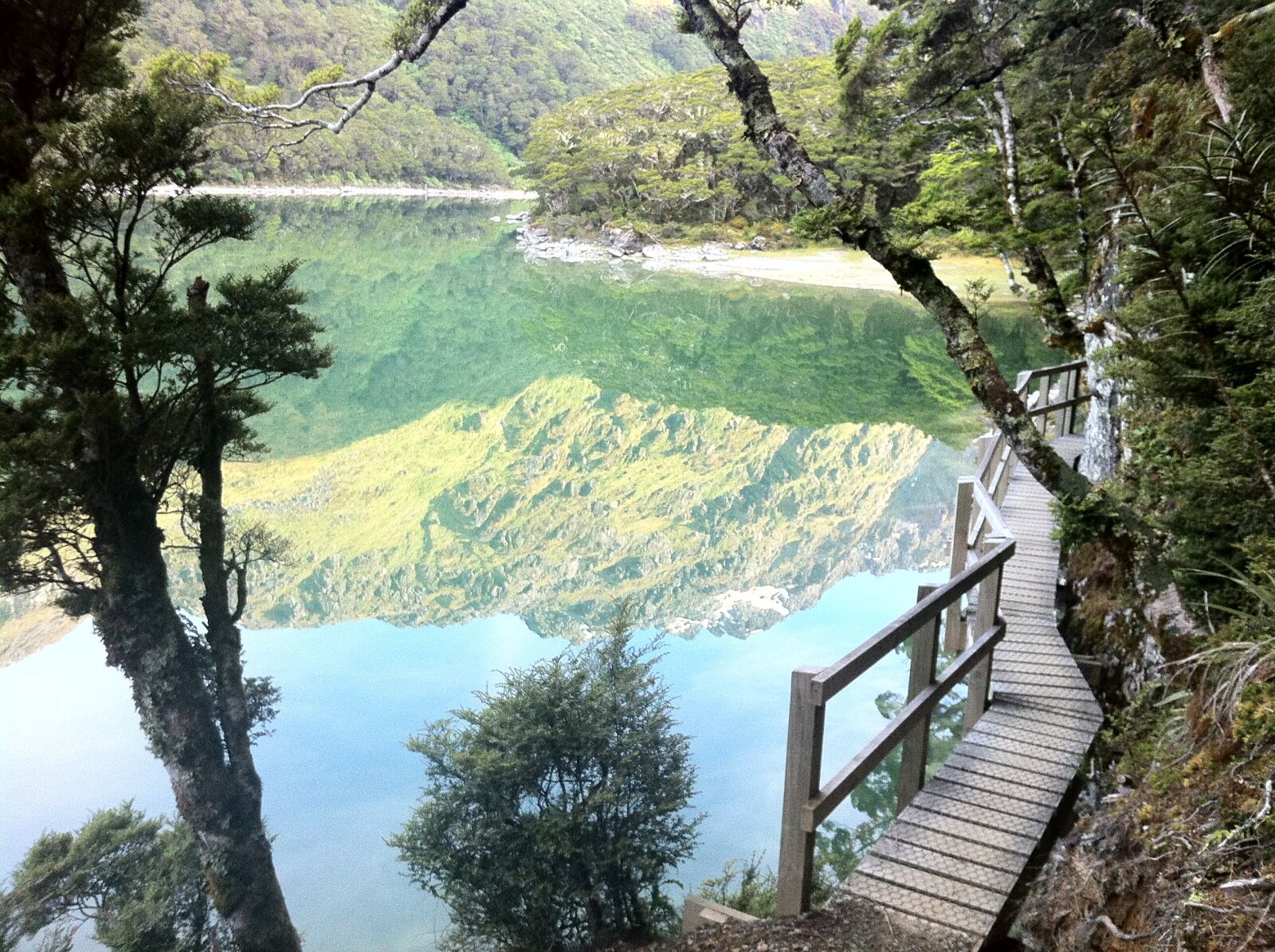 Apple iPhone 4 sample photo. Reflection, new zealand, scenery photography