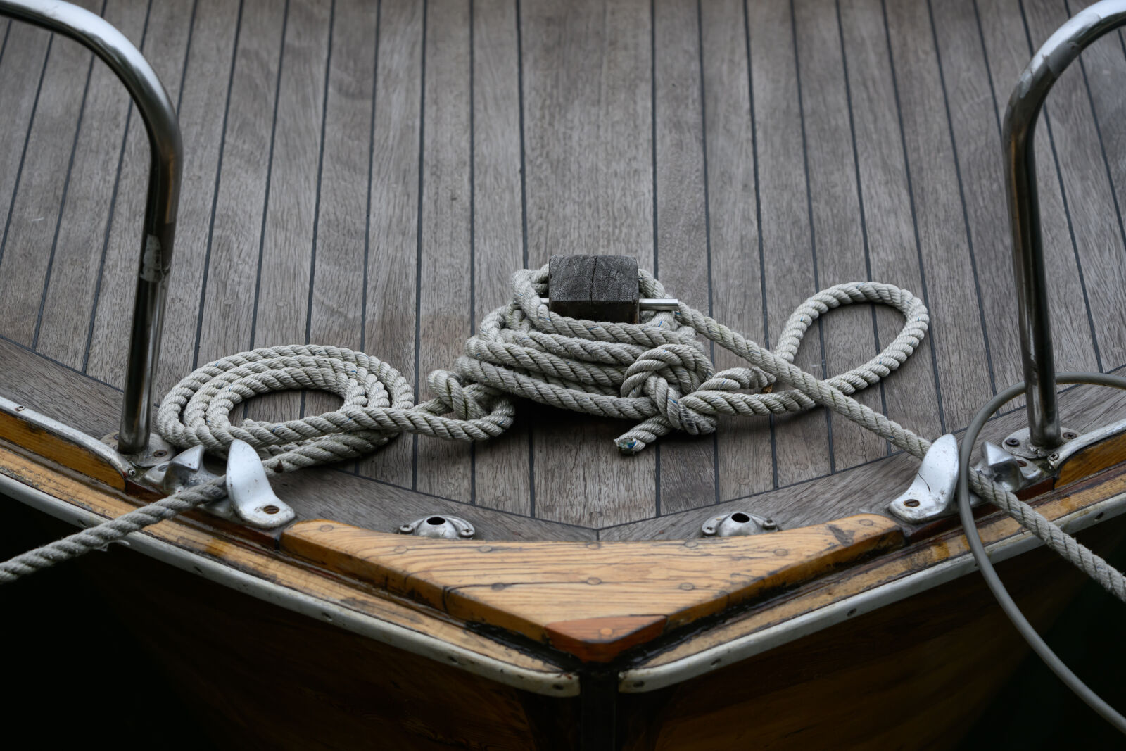 Nikon Z8 sample photo. Boat ropes photography