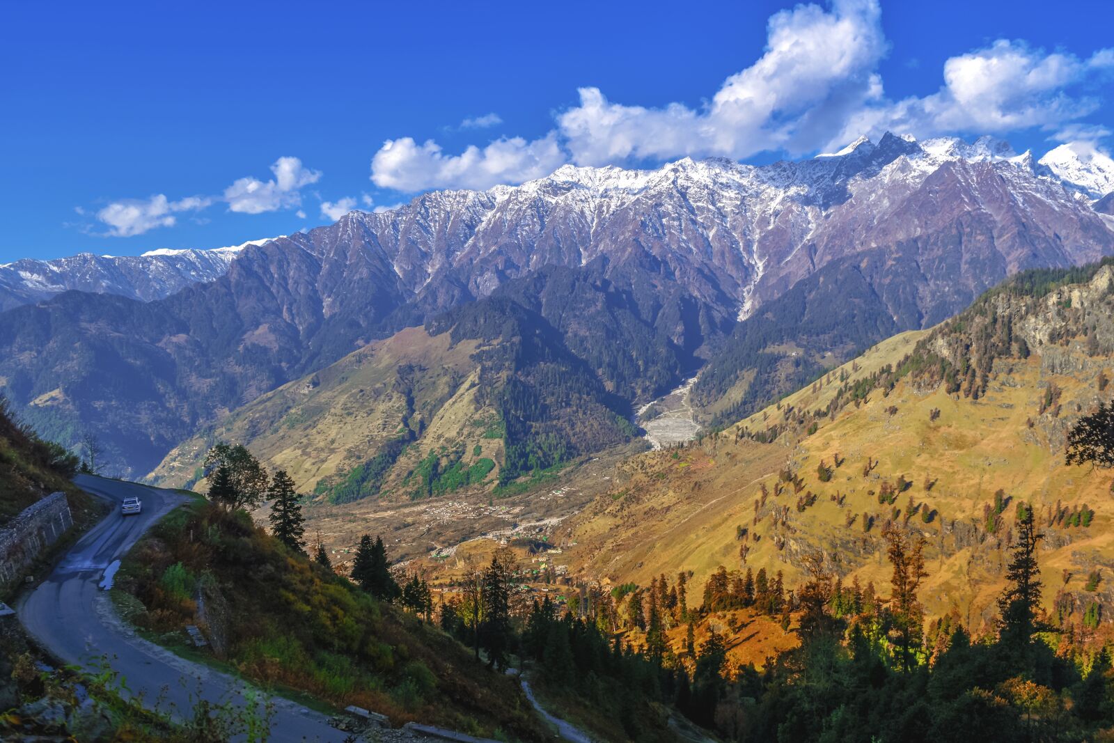 Nikon D5500 sample photo. Road, hills, landscape photography