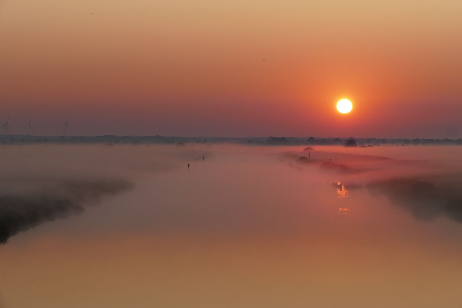 Panasonic Lumix DMC-FZ1000 sample photo. Sunrise, fog, morning mist photography