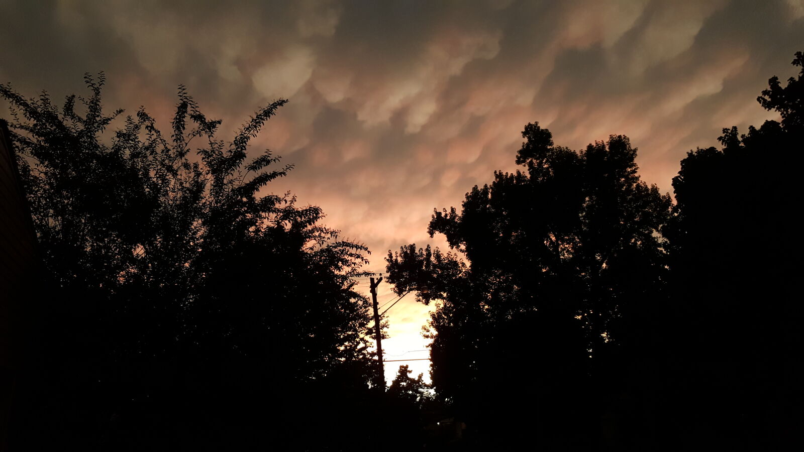 Samsung Galaxy Note5 sample photo. Clouds, dusk, power, lines photography