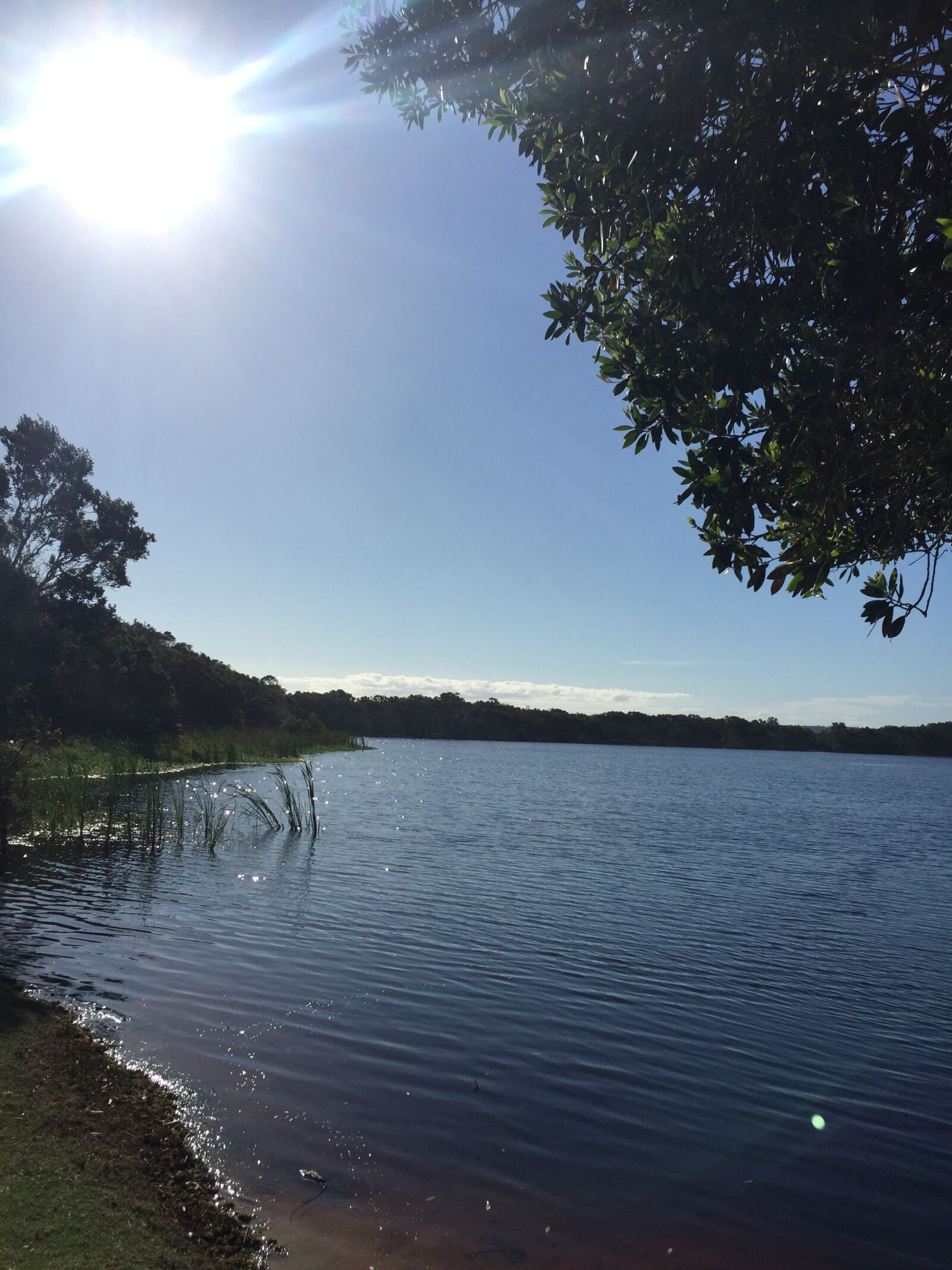 iPhone 6 back camera 4.15mm f/2.2 sample photo. Lake, water, sunset photography