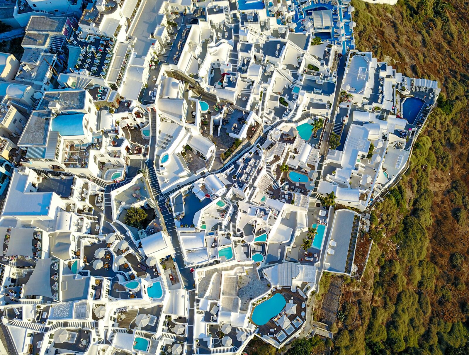 DJI FC220 sample photo. Greece, santorini, island photography