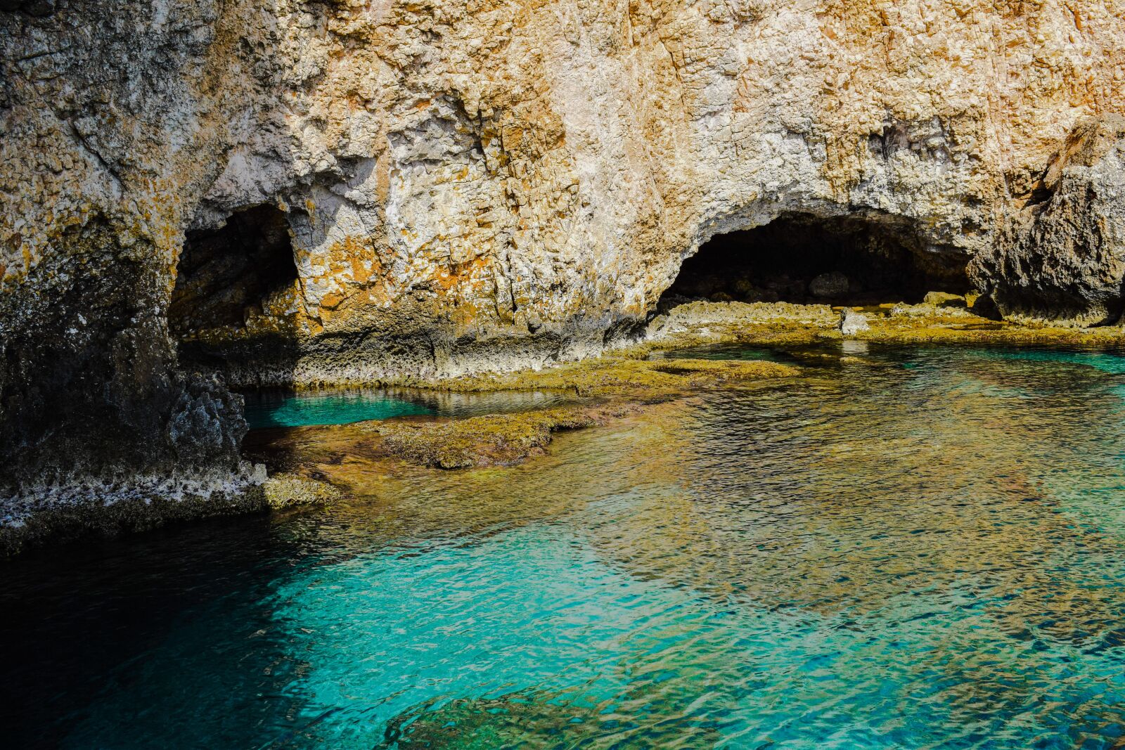 Nikon D3300 sample photo. Sea caves, rock, erosion photography
