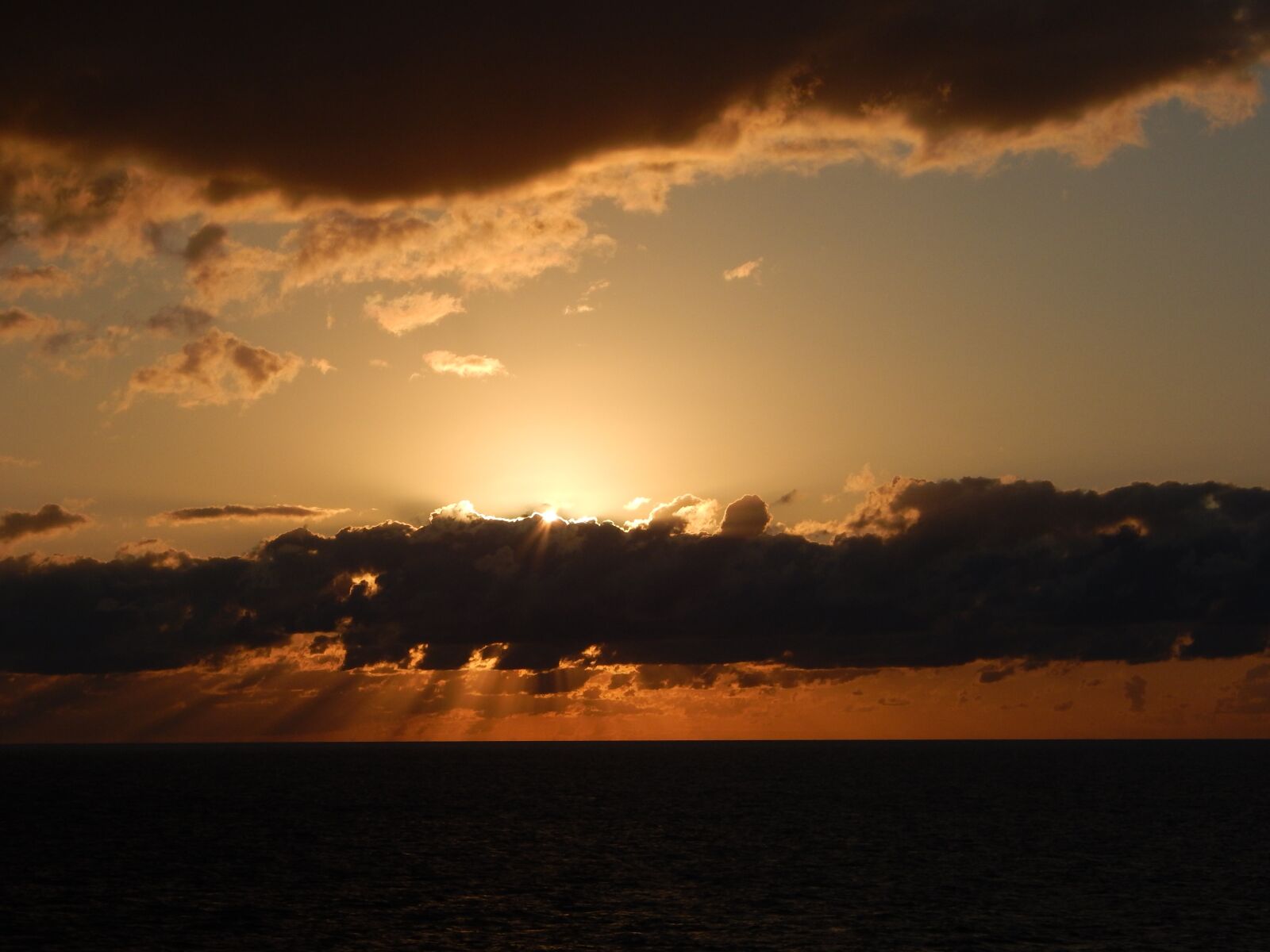 Nikon Coolpix L830 sample photo. Sunset, sky, ocean photography