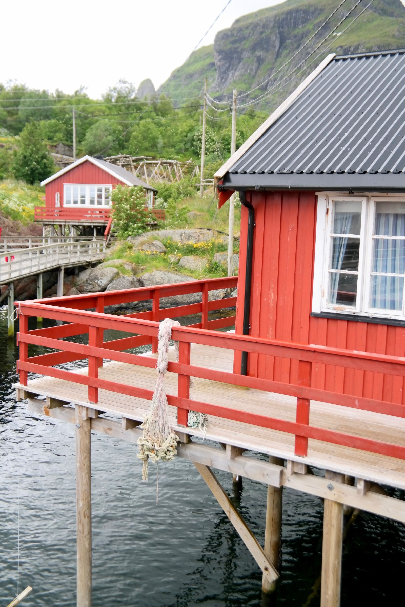 Samsung NX300 sample photo. Woodhouse, red, norway photography