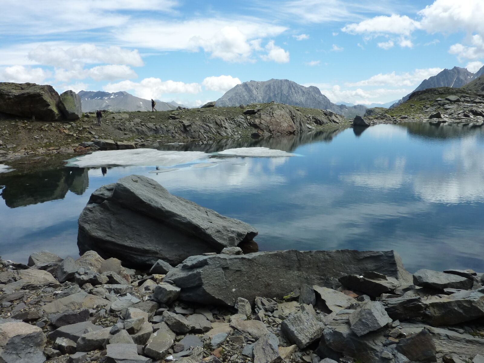 Panasonic DMC-TZ7 sample photo. Lake, mountain, high mountain photography