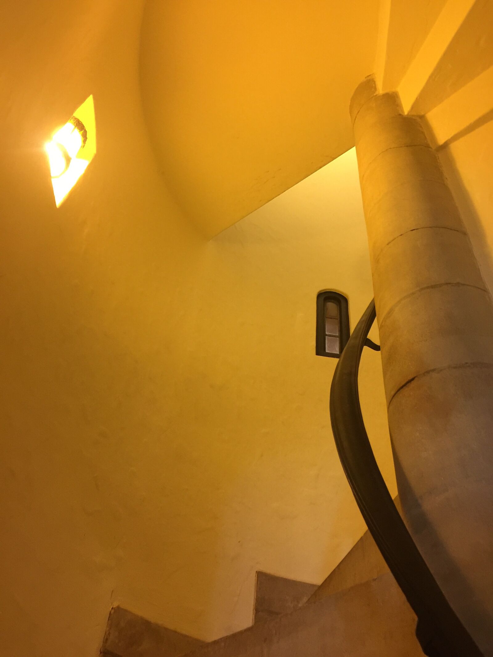 iPhone 6 Plus back camera 4.15mm f/2.2 sample photo. Stairs, stairway, spiral stairway photography
