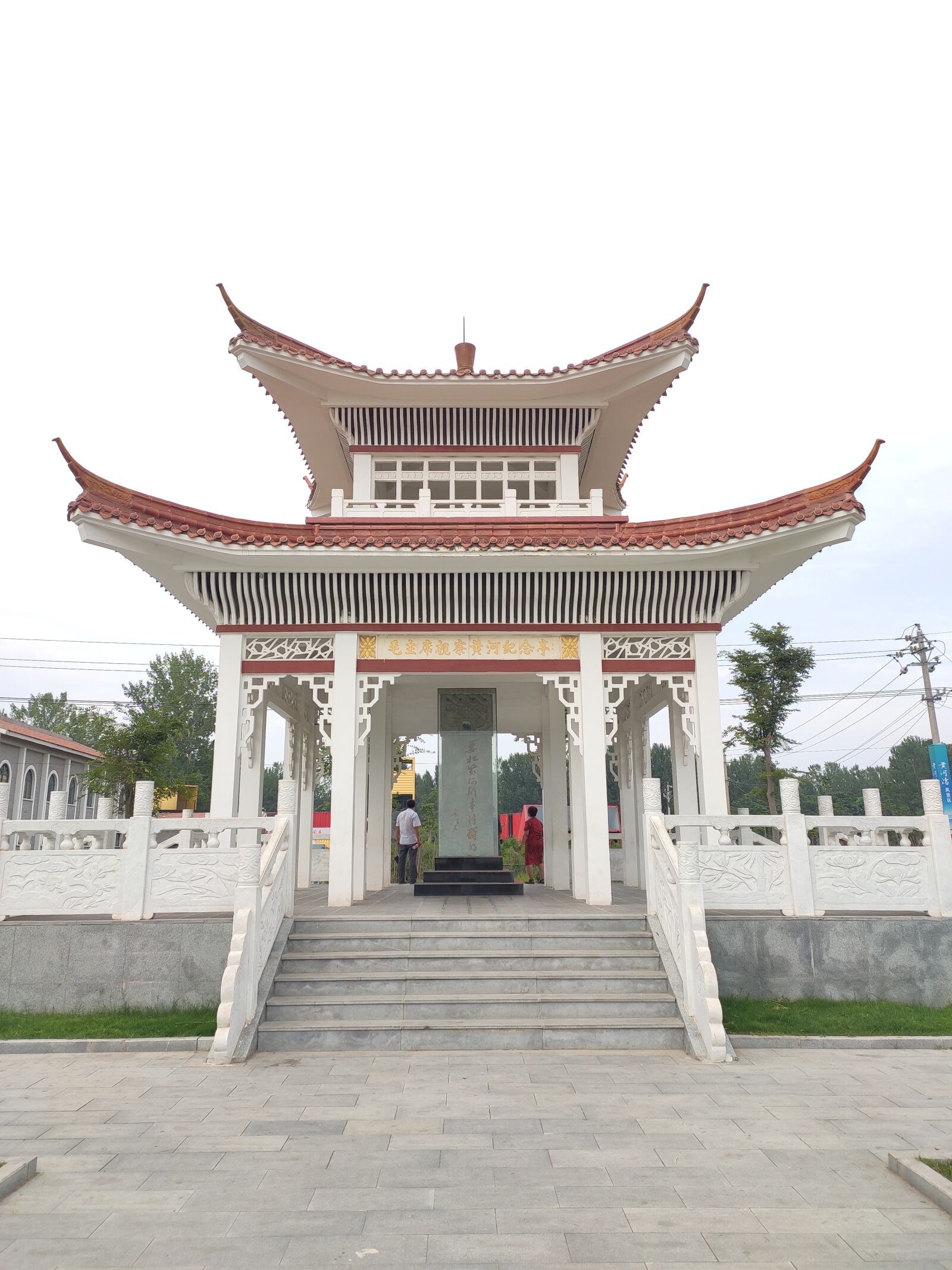 Xiaomi Redmi Note 7 Pro sample photo. Memorial pavilion, chairman mao photography