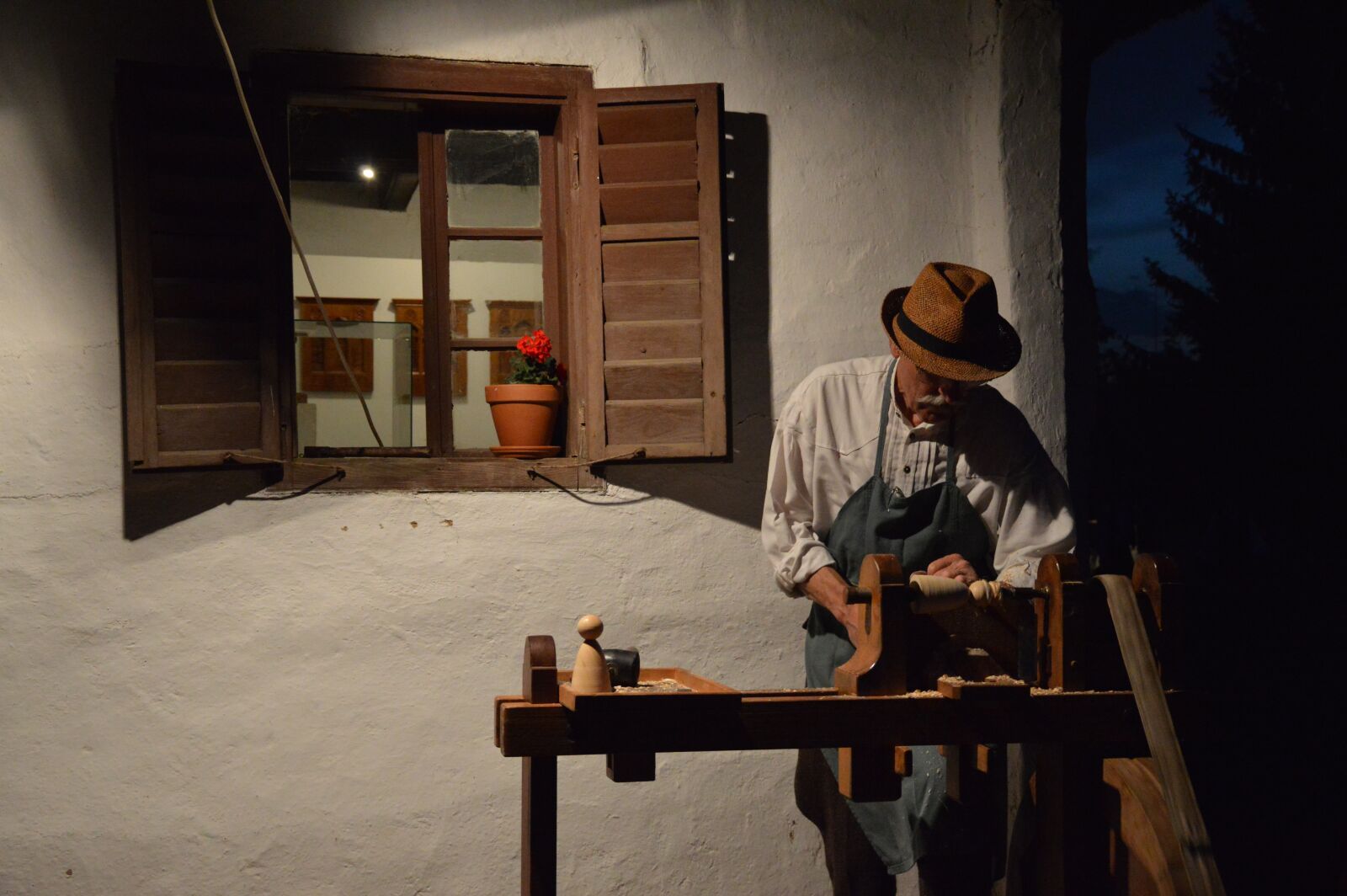 Nikon D3200 sample photo. Museum village, window, in photography