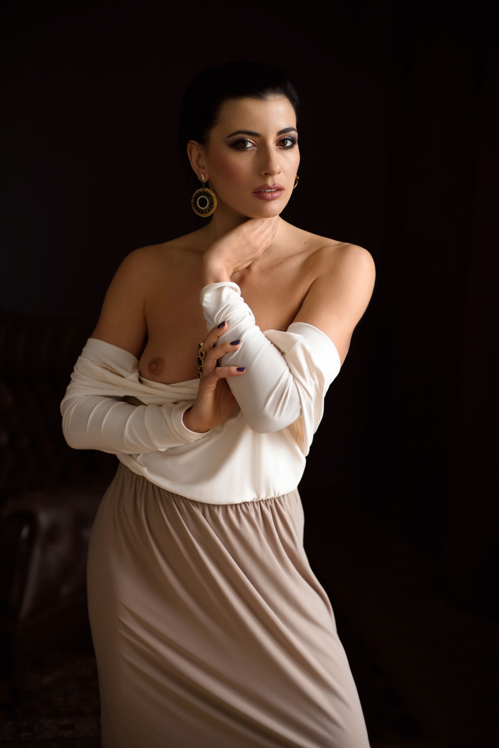 Nikon D750 sample photo. Face, model, portrait photography
