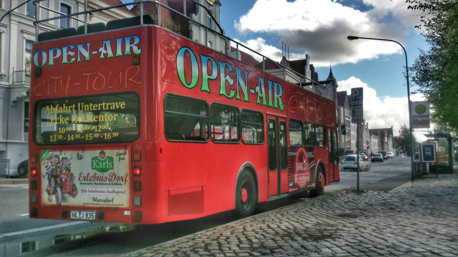 Sony Xperia V sample photo. Bus, double decker, open photography