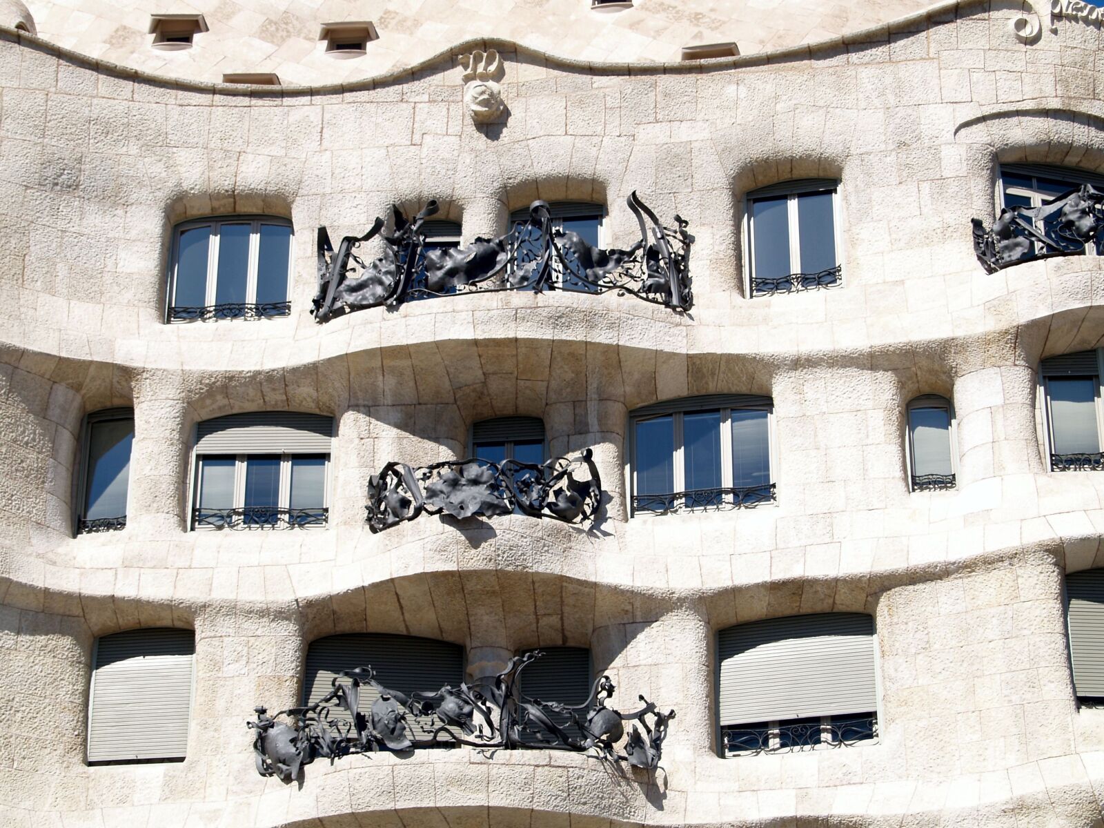 Olympus E-330 (EVOLT E-330) sample photo. Gaudi, architecture, spain photography