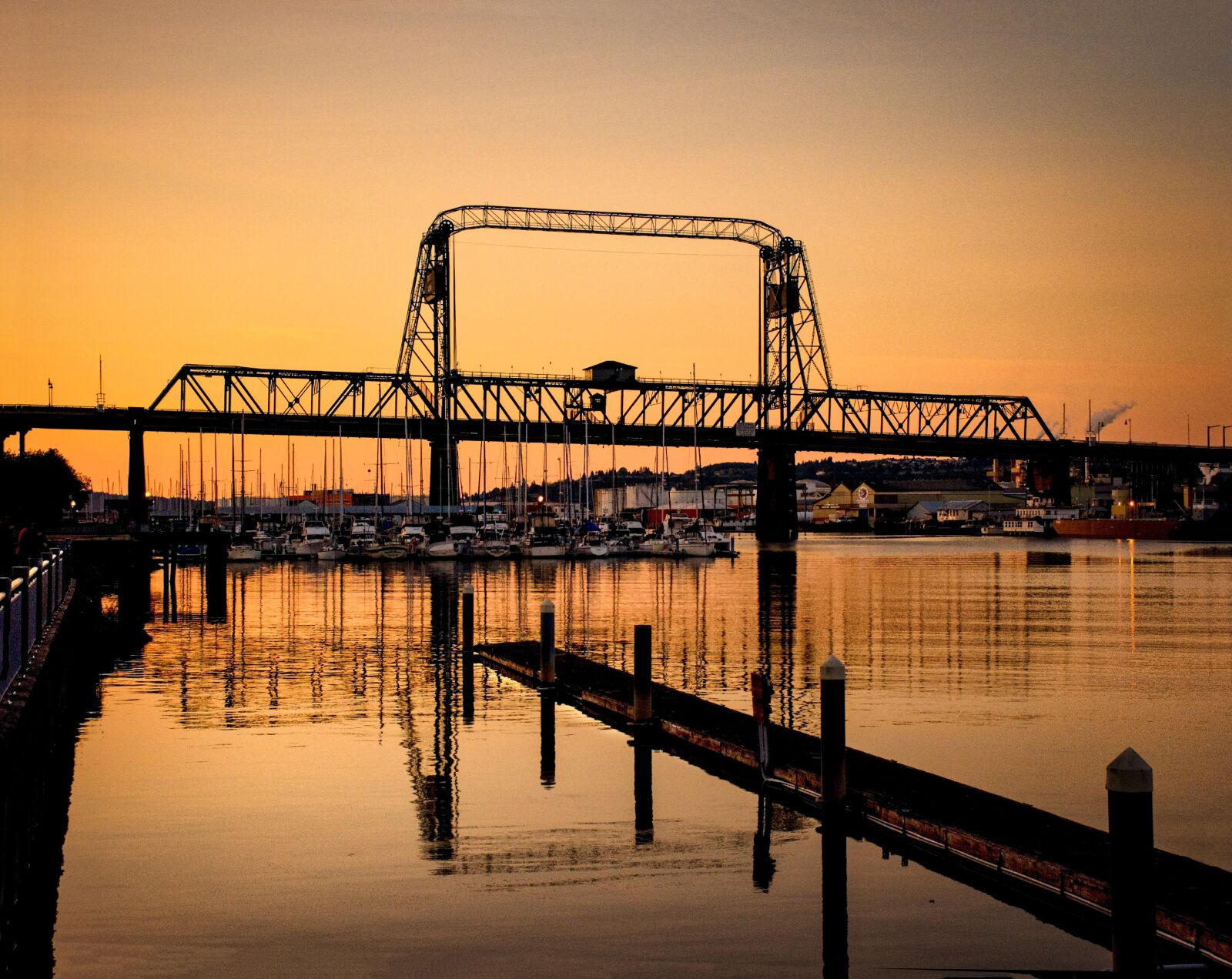 Nikon D7200 sample photo. Bridge, water, sunset photography