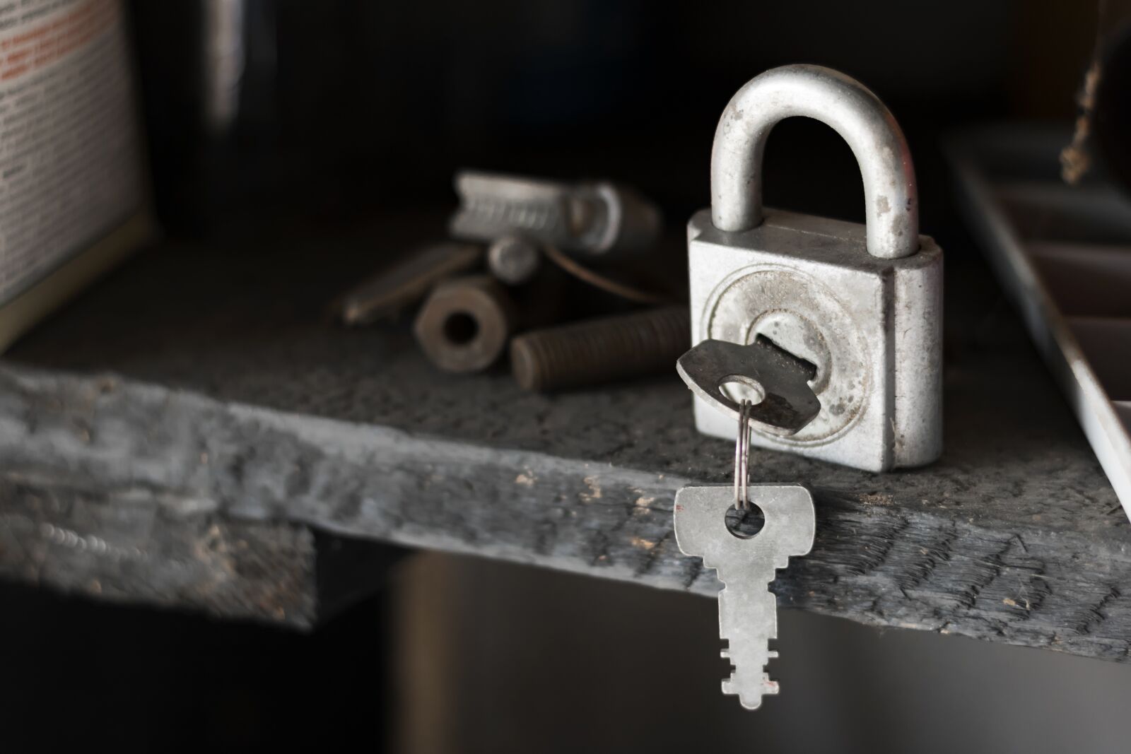 Canon EOS 750D (EOS Rebel T6i / EOS Kiss X8i) sample photo. Lock, keys, garage photography