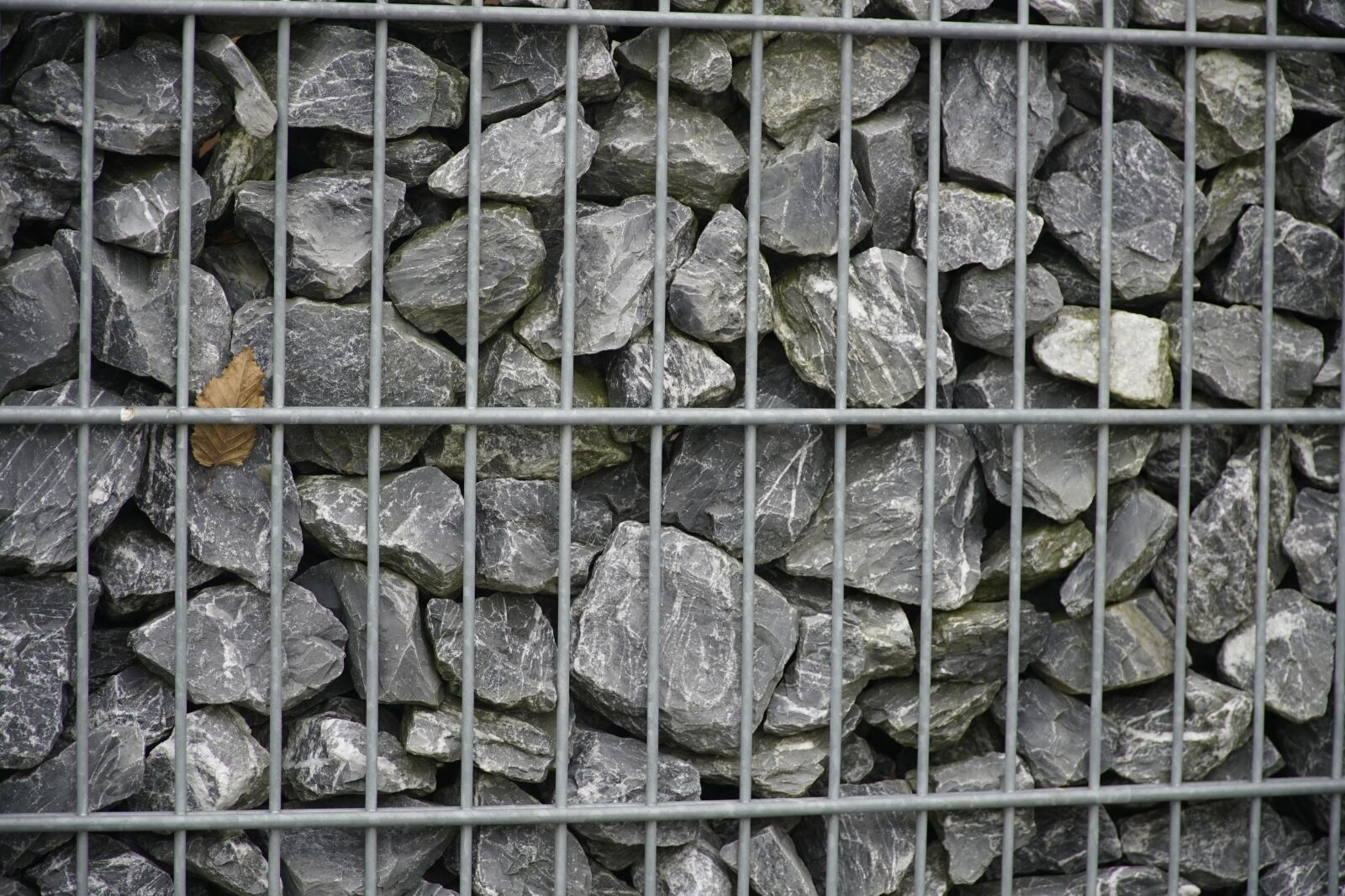 Sony a7R II sample photo. Gabion, zink-plated, quarry photography